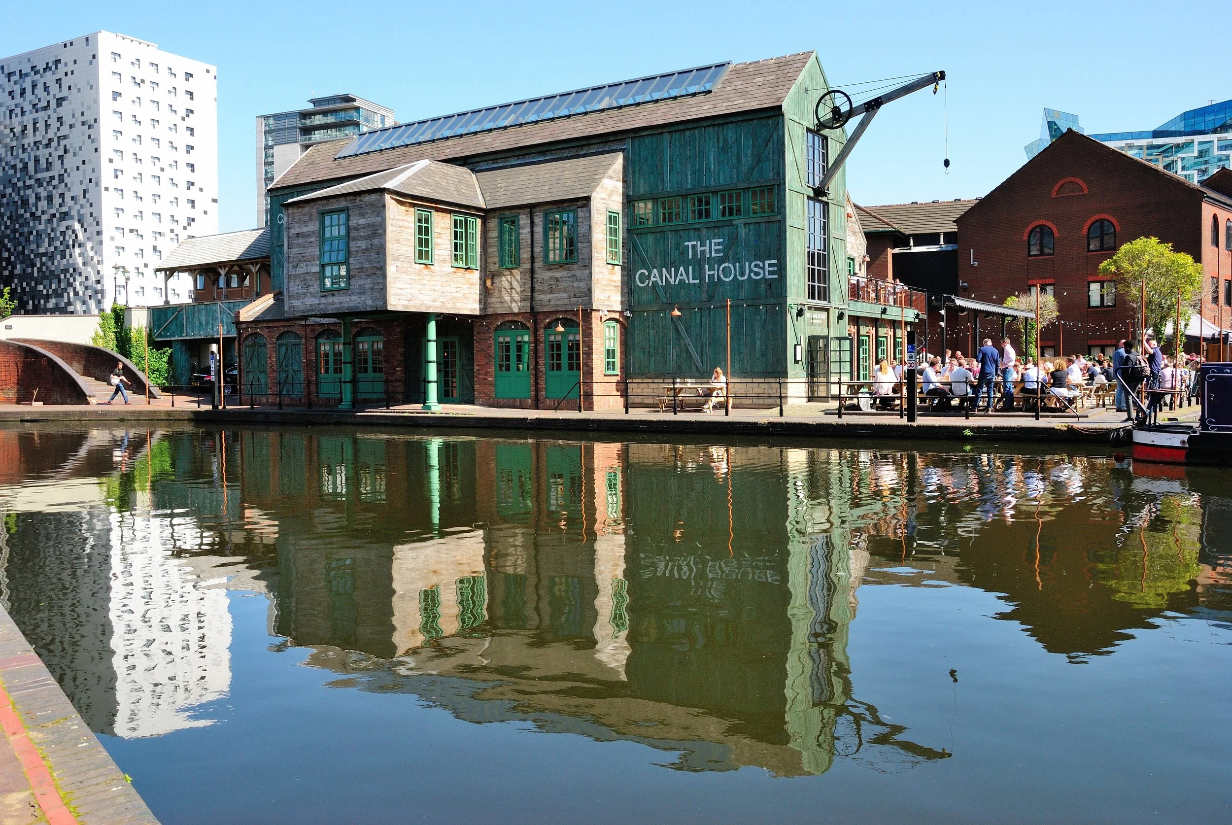 The Canal House at Gas Street Basin, Birmingham