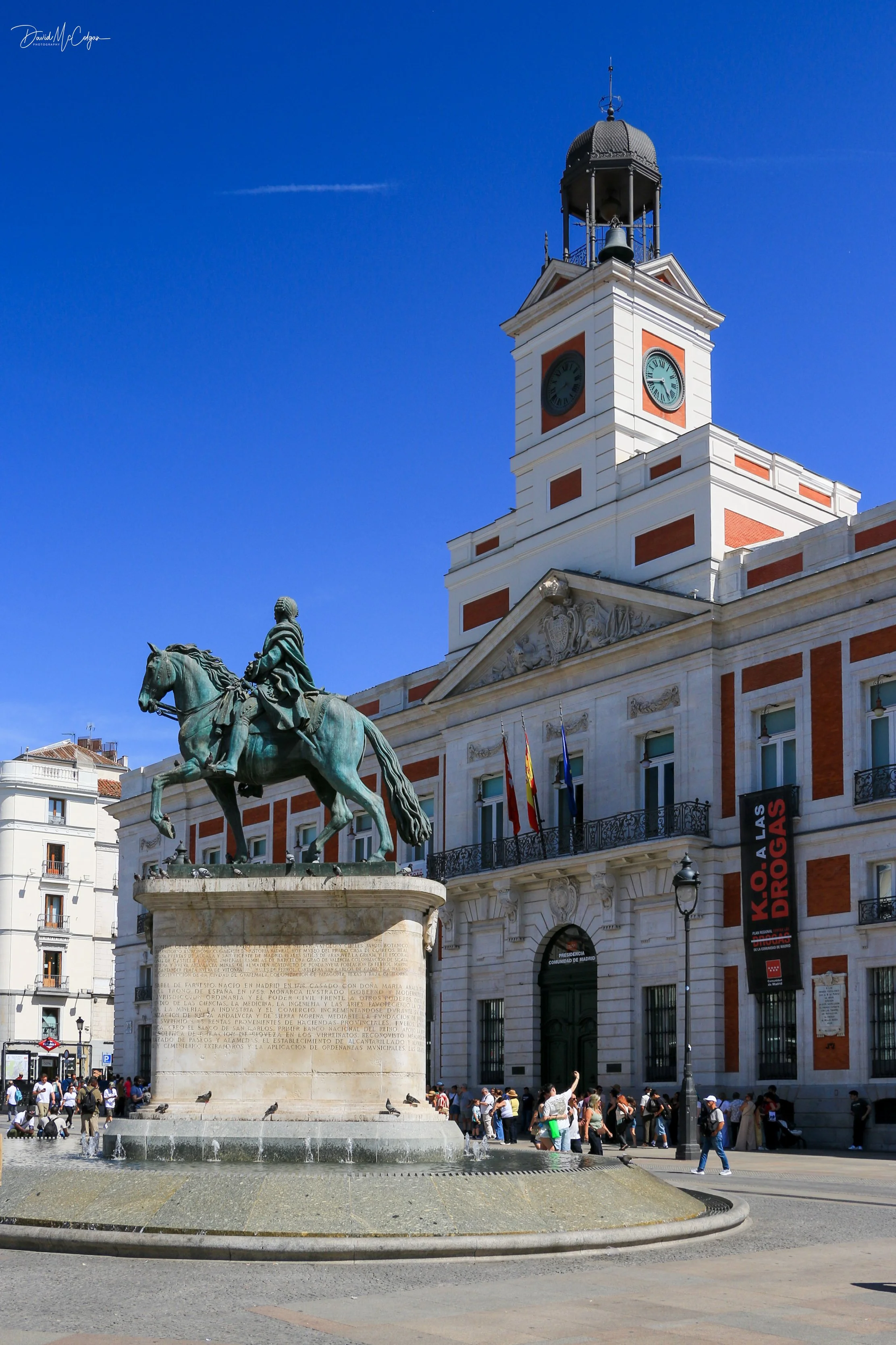 Estatua Ecuestre de Carlos III, Dirección General de Medios de Comunicación