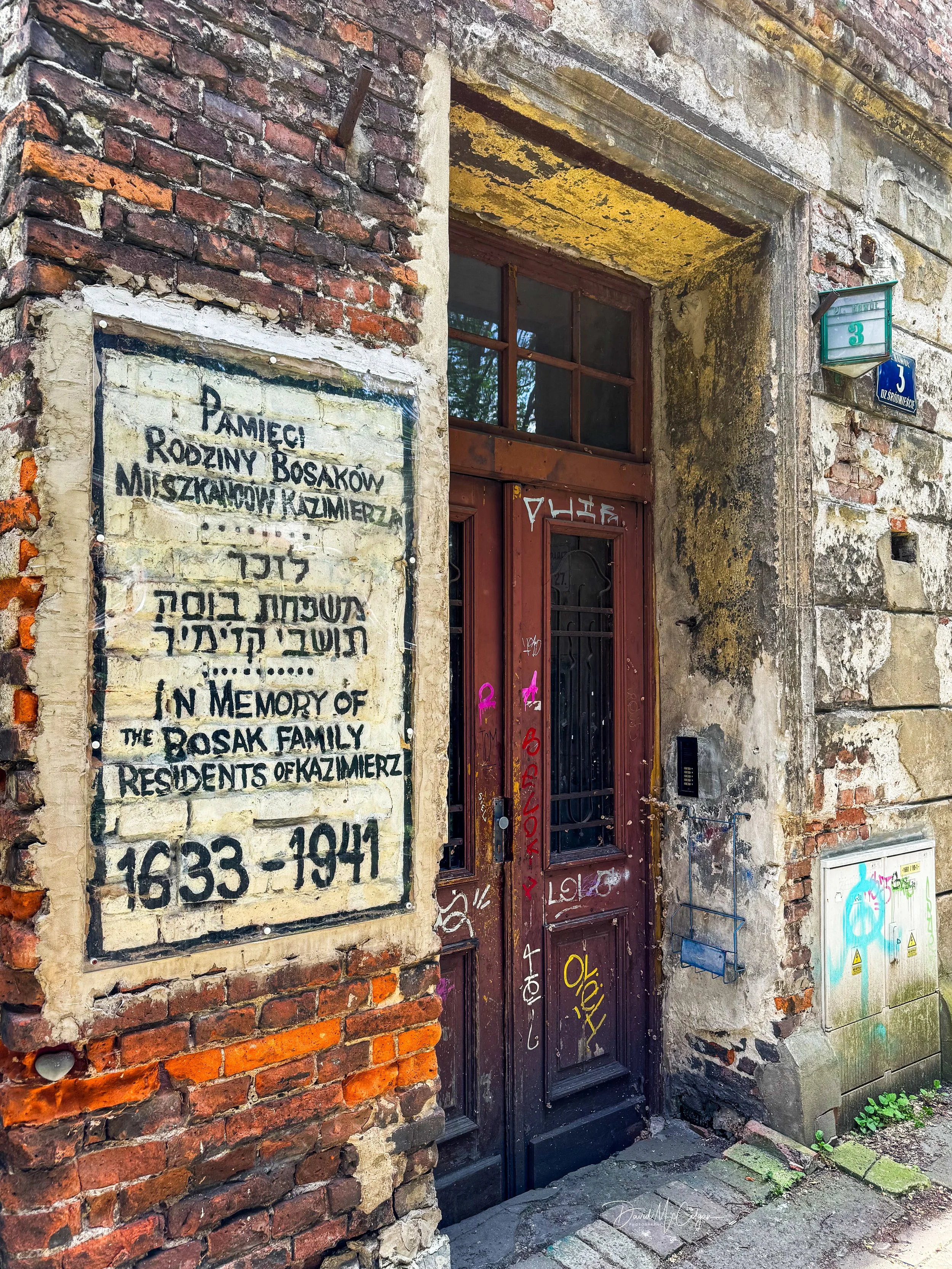 The Bosak Family Memorial, Kazimierz