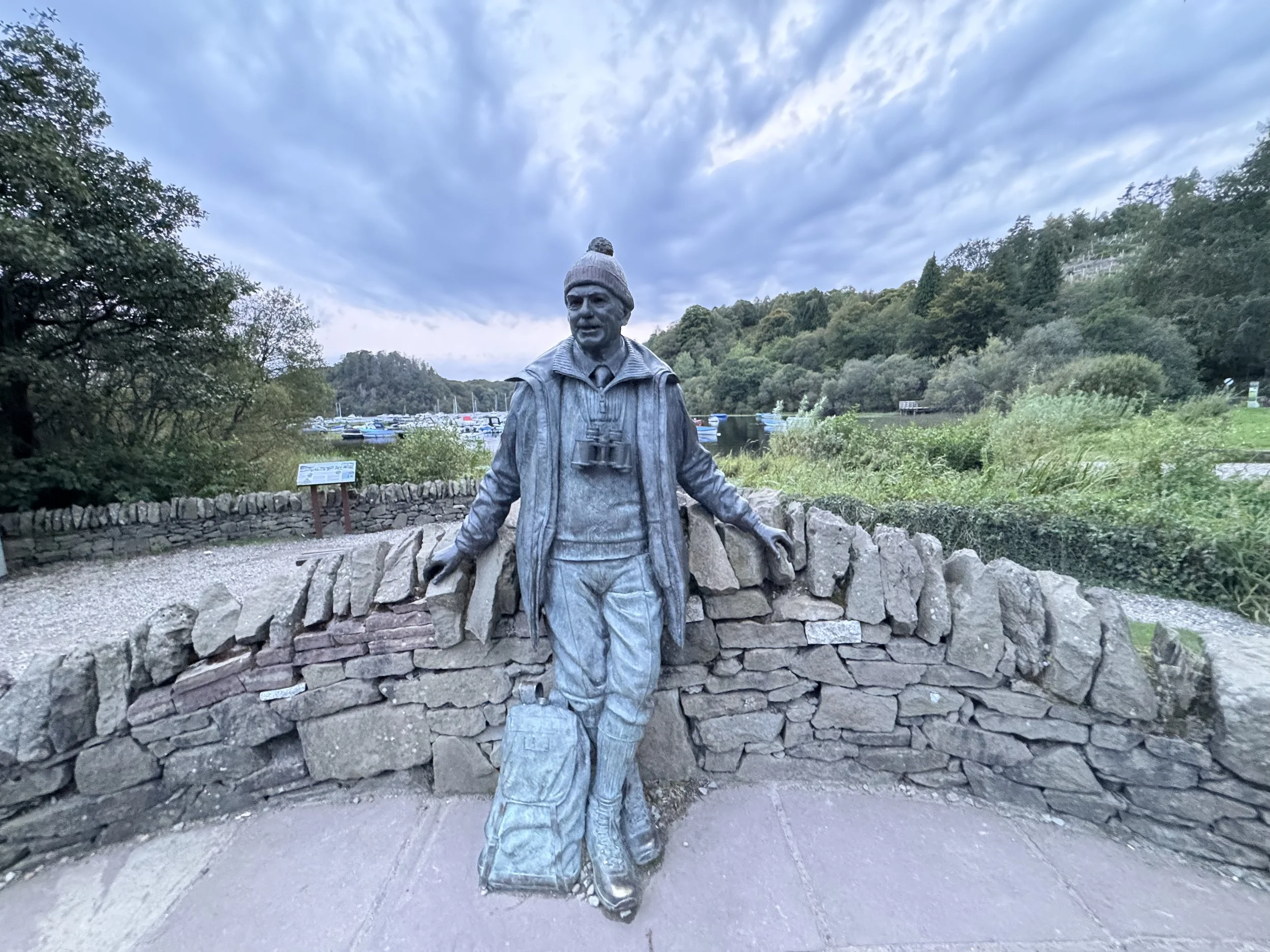 Tom Weir Statue, Balmaha