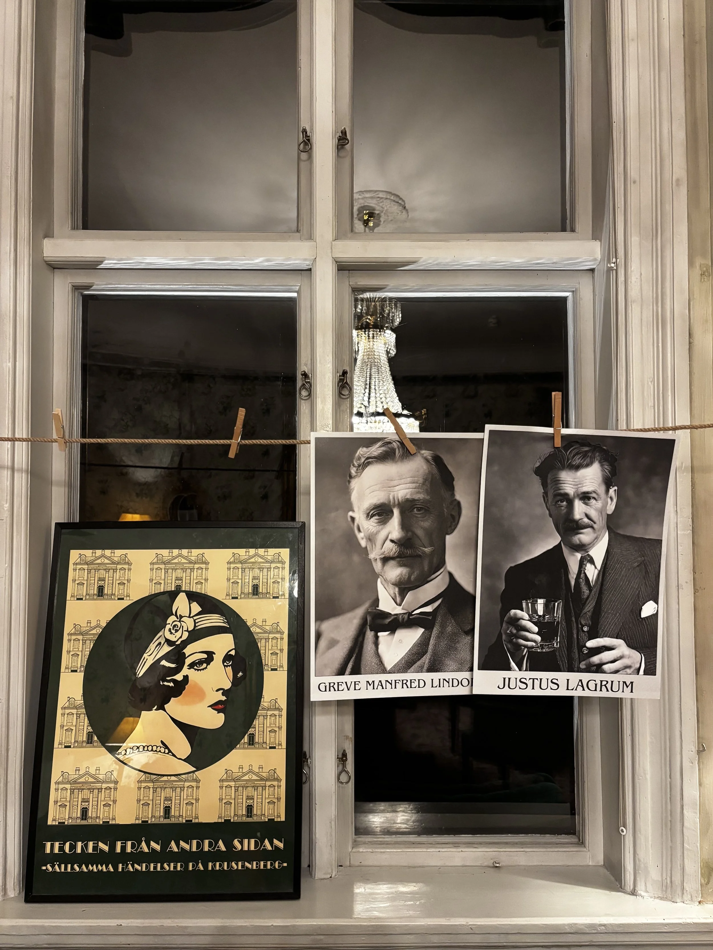 Misstänkta vid mordgåtan. Foto: Anders Danell.