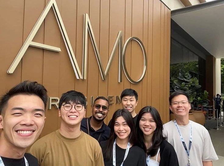 Today we&rsquo;re here to see the highly anticipated AMO Residence!

What a beautiful and iconic Twin Tower development located in the HEART of Singapore! Total 372 units from 2 bedder to 5 bedder Penthouses! View facing unblocked landed area and par
