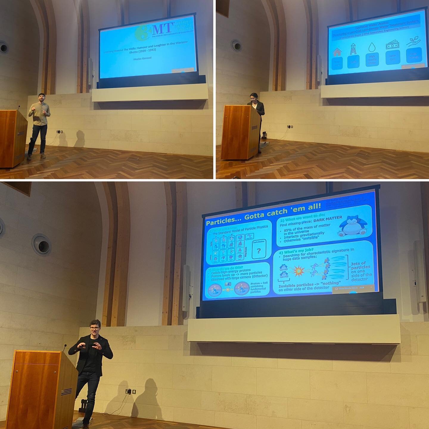 Can you sum up your thesis in 3 minutes or less while keeping your audience interested? Yesterday, a group of @exetercollegeox graduates participated in our annual 3 Minute Thesis competition, which challenges students to give a spoken presentation o