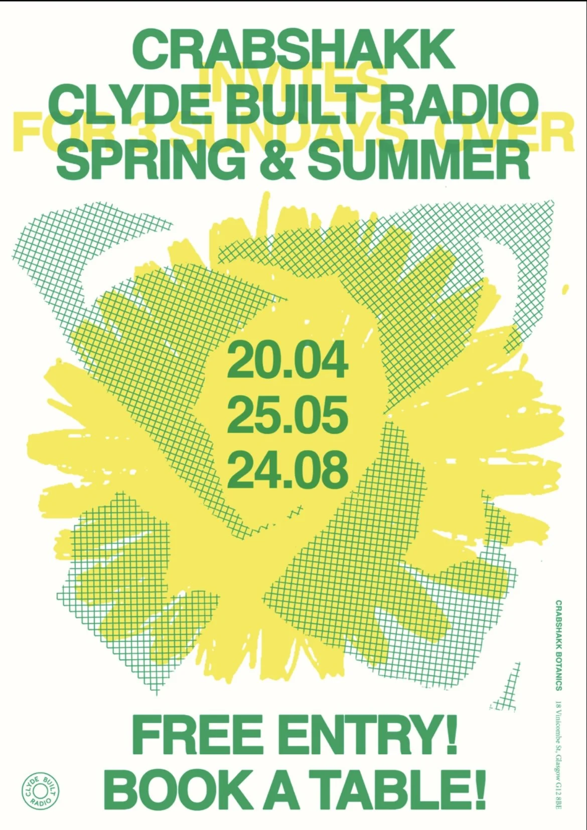 CRABSHAKK X CBR SUMMER BANK HOLIDAY!!