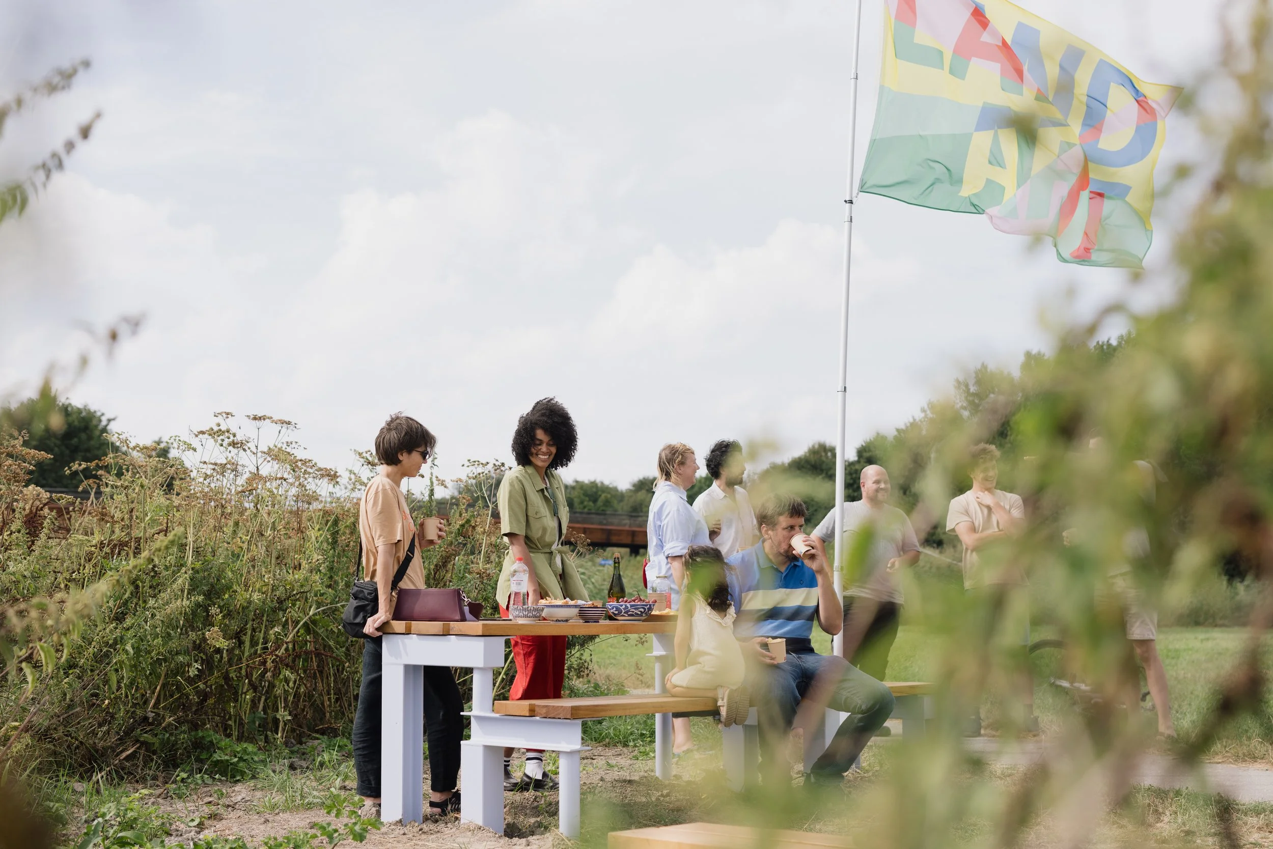 Land Art bezoekermeubelen