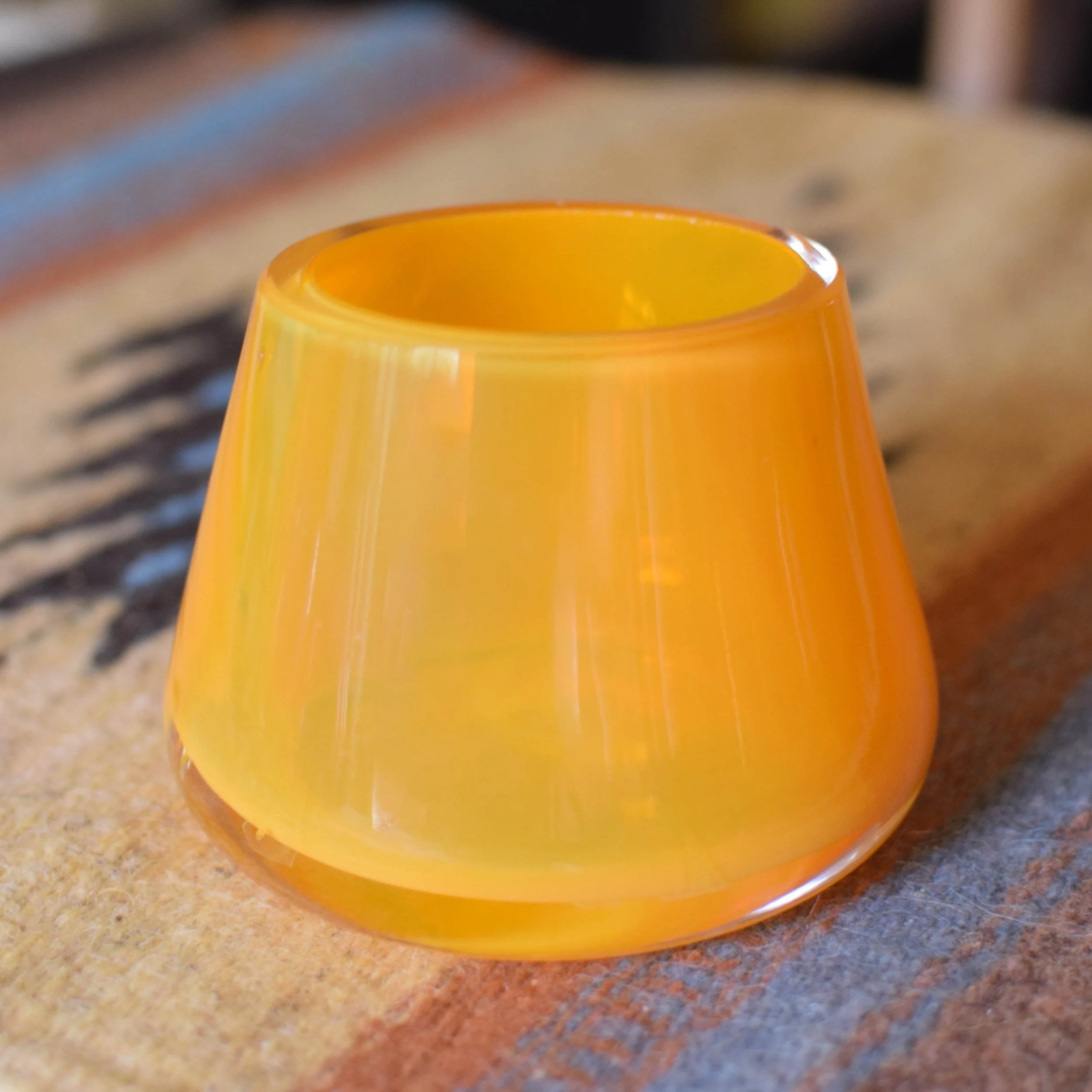 Hand Blown
Angled Vase