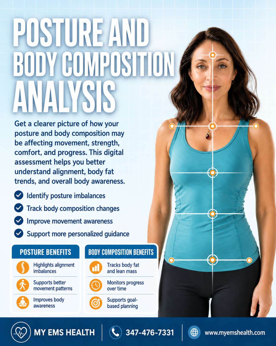 EMS Health Miami Posture & Body Composition Analysis