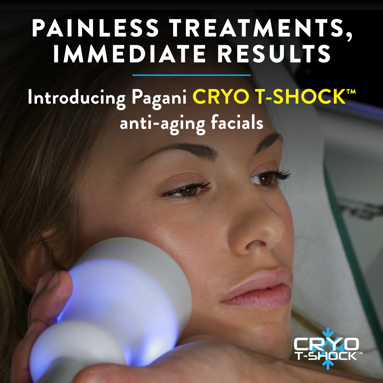 Cryo T-Shock anti-aging facial and skin rejuvenation