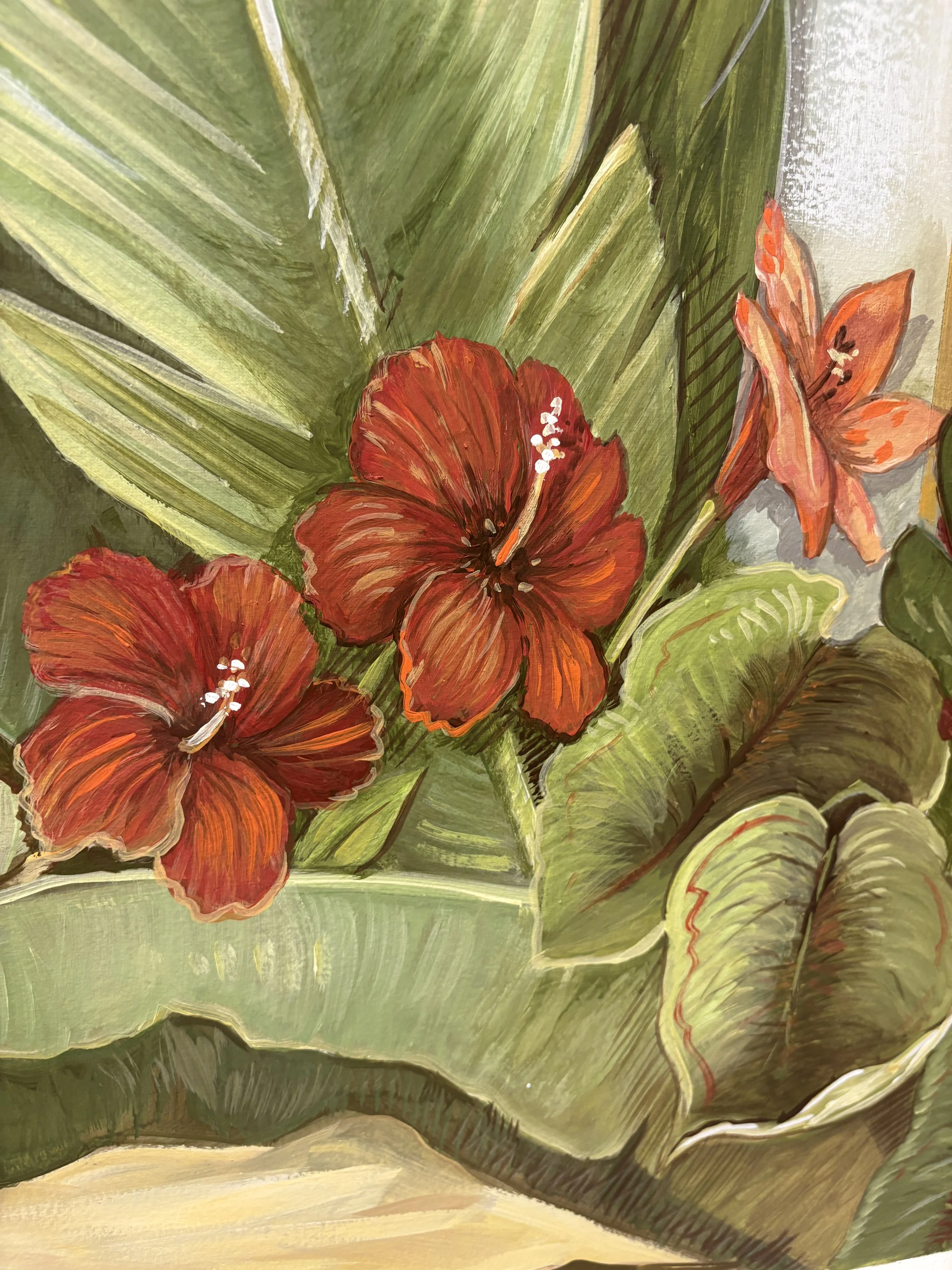 Tropical flower detail 