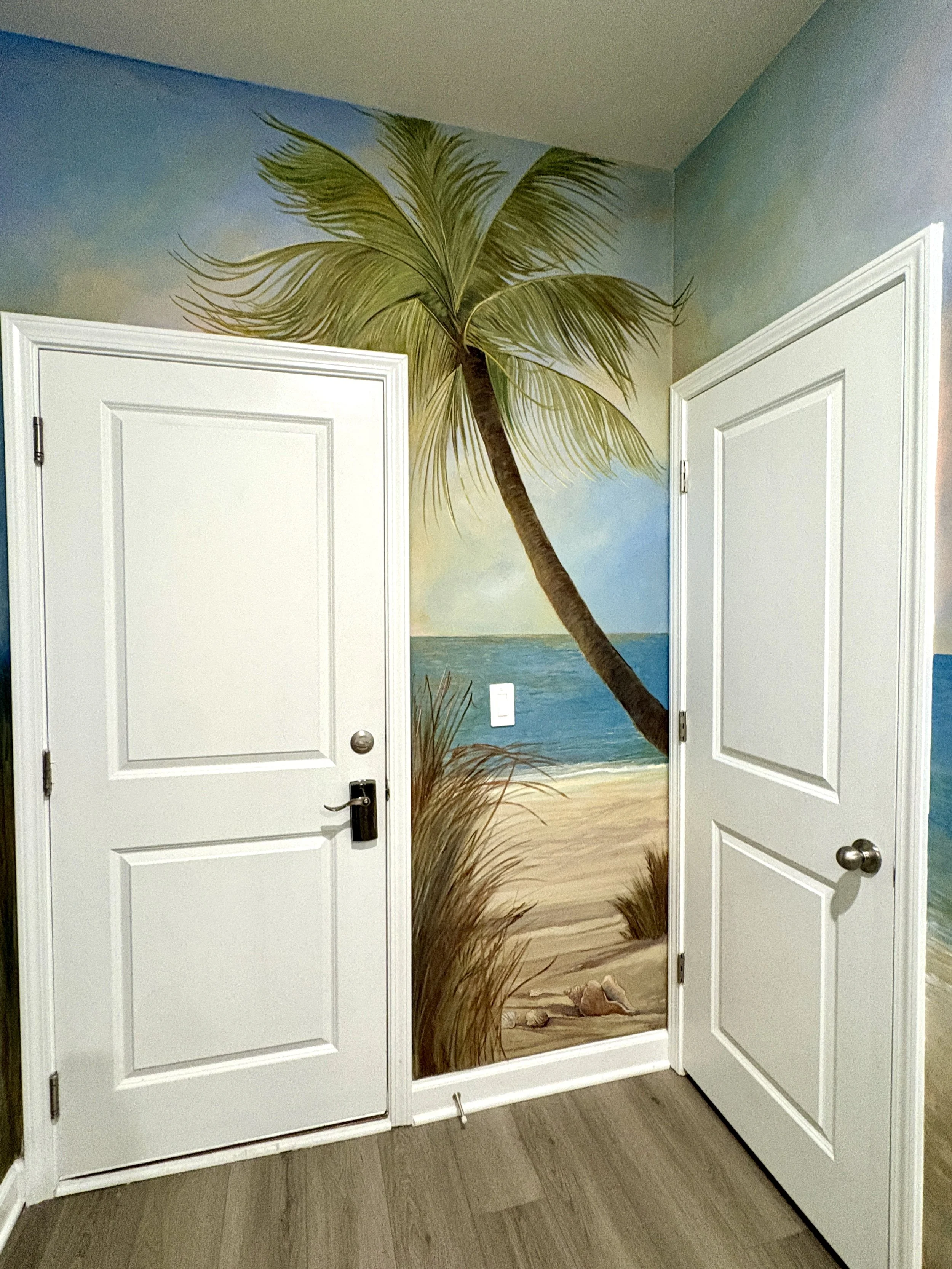 Why go to the beach when you can paint it!