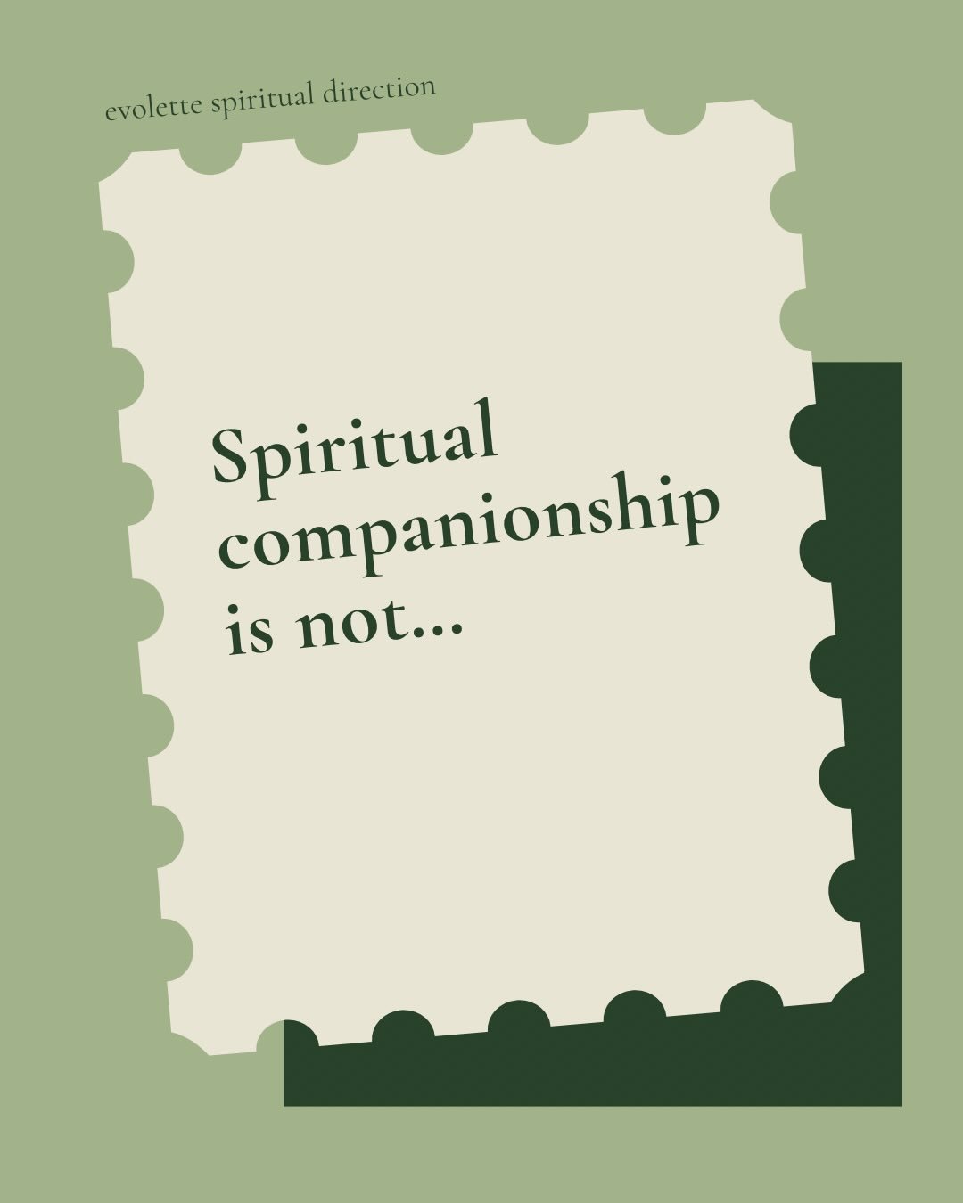 Spiritual companionship is not&hellip;

🤲 Spiritual companionship is not giving advice. Advice aims to reduce ambiguity quickly with the advisor providing the answer. Spiritual companionship embraces ambiguity and practices slow discernment.

✍️ Spi