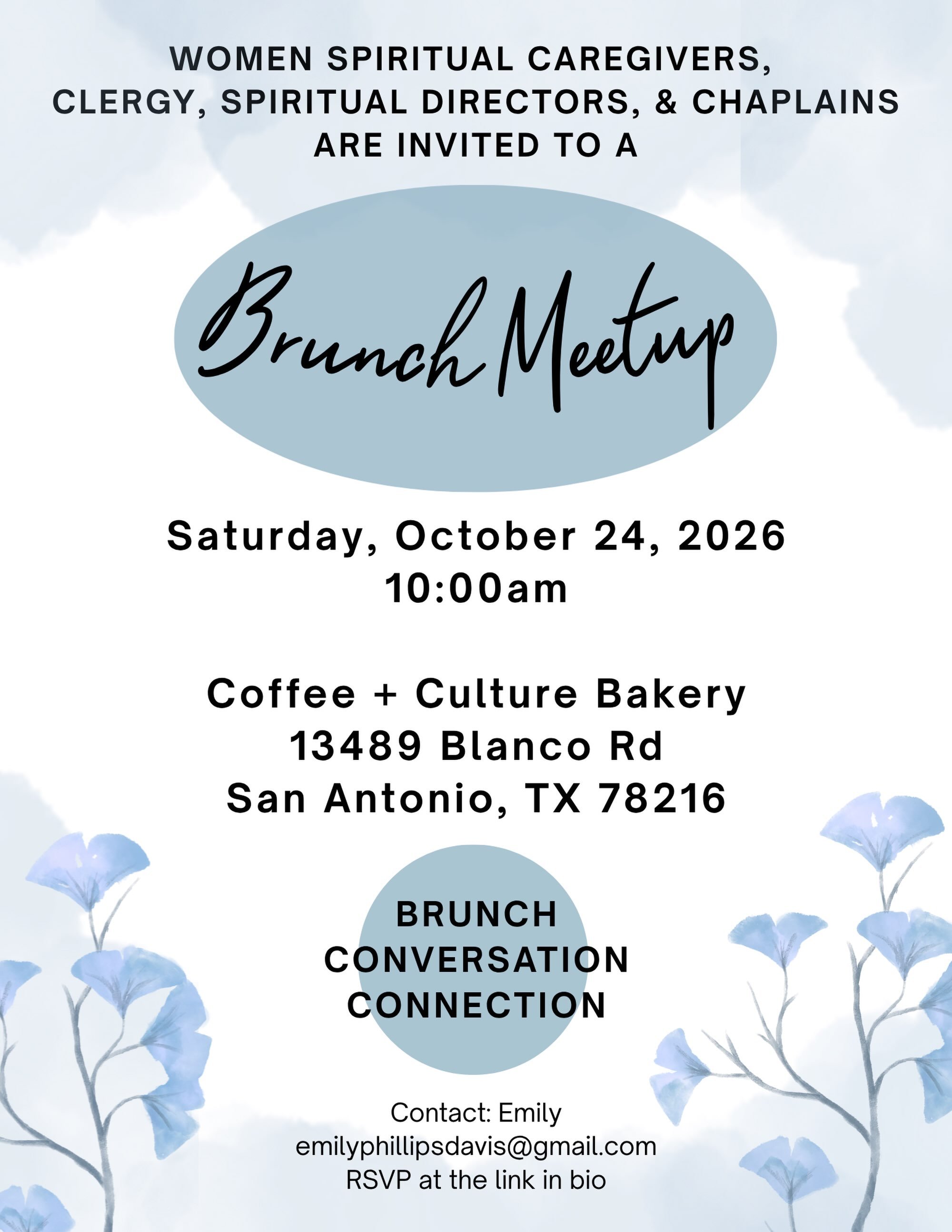 Local women spiritual caregivers are invited to meet up for brunch! We&rsquo;ll meet at Coffee &amp; Culture the morning of Saturday, October 24 to connect and create community together! 

RSVP at the link in my bio, so we can save a seat at the tabl