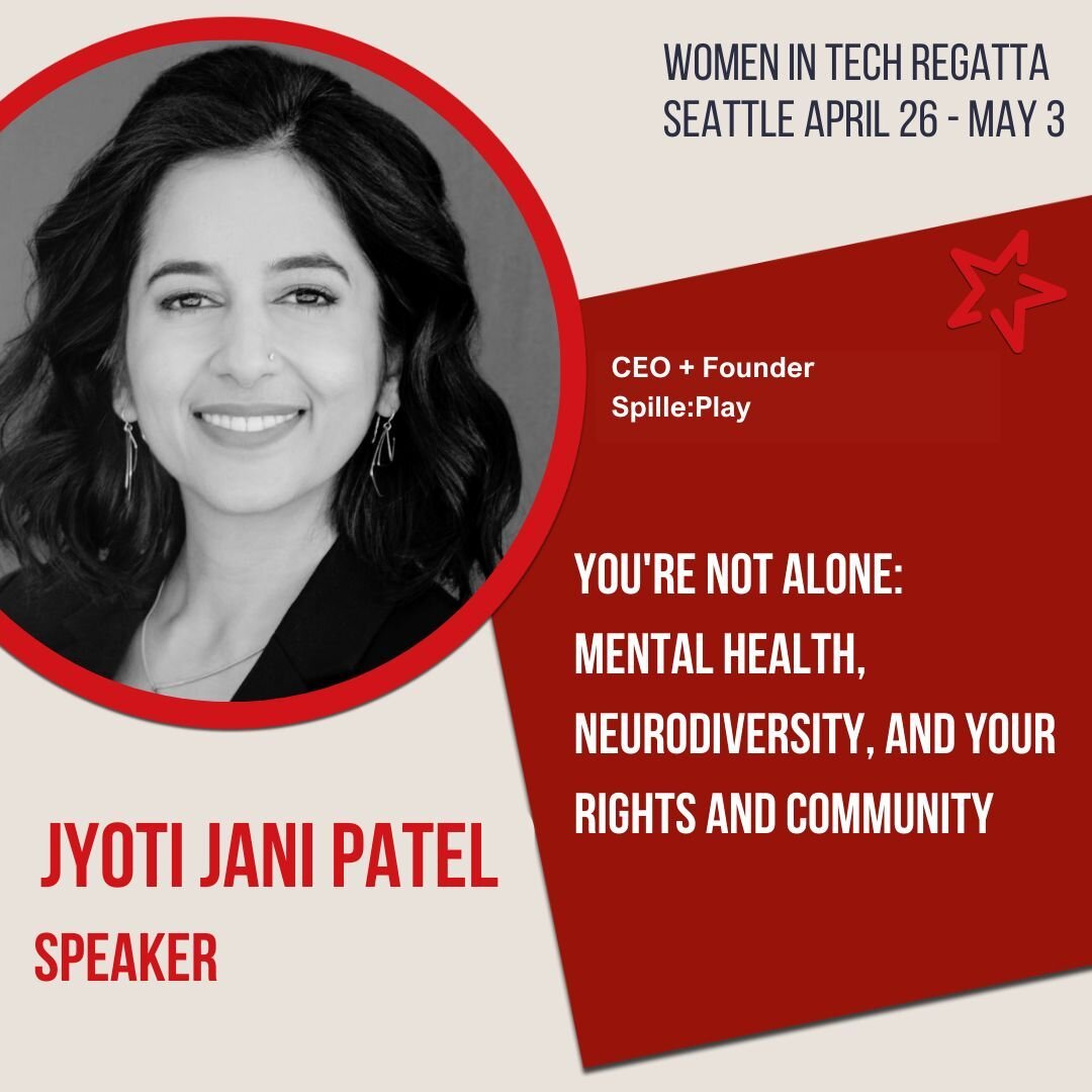 I'm looking forward to volunteering to speak at the Women In Tech Regatta this Friday, so that women in tech and their allies can learn from the valuable life experiences that have shaped me and my work, specifically around #mentalhealth.

Many peopl