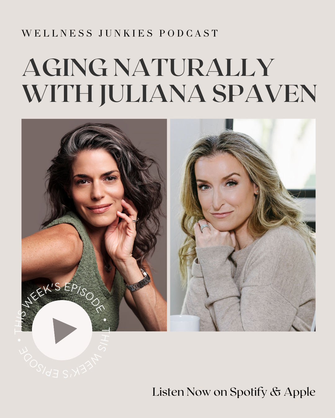 Episode 198 - How to Age Well Naturally with Face Yoga, Facial Exercises, and Clean Beauty with Juliana Spaven