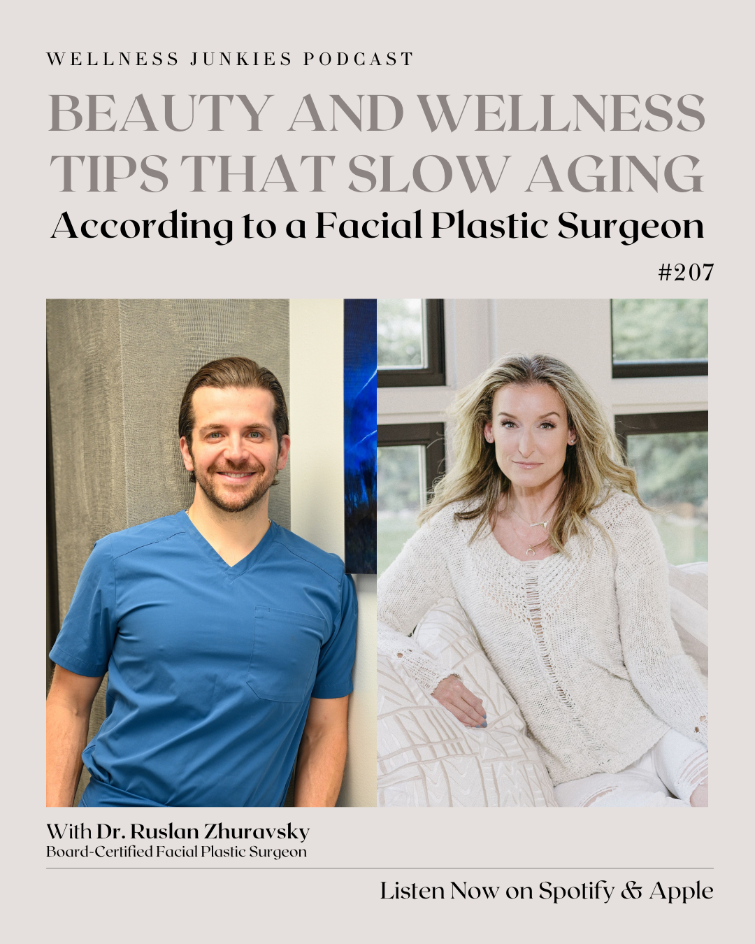 Beauty and Wellness Tips That Slow Aging (According to a Facial Plastic Surgeon) | EP207