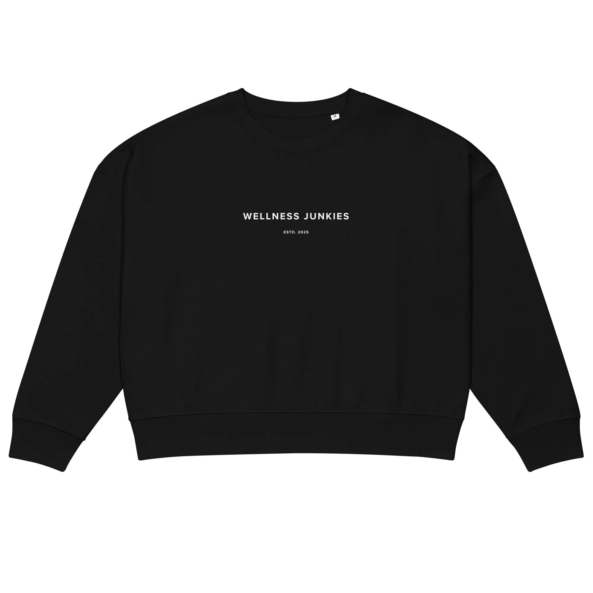 Wellness Junkies Black Crewneck