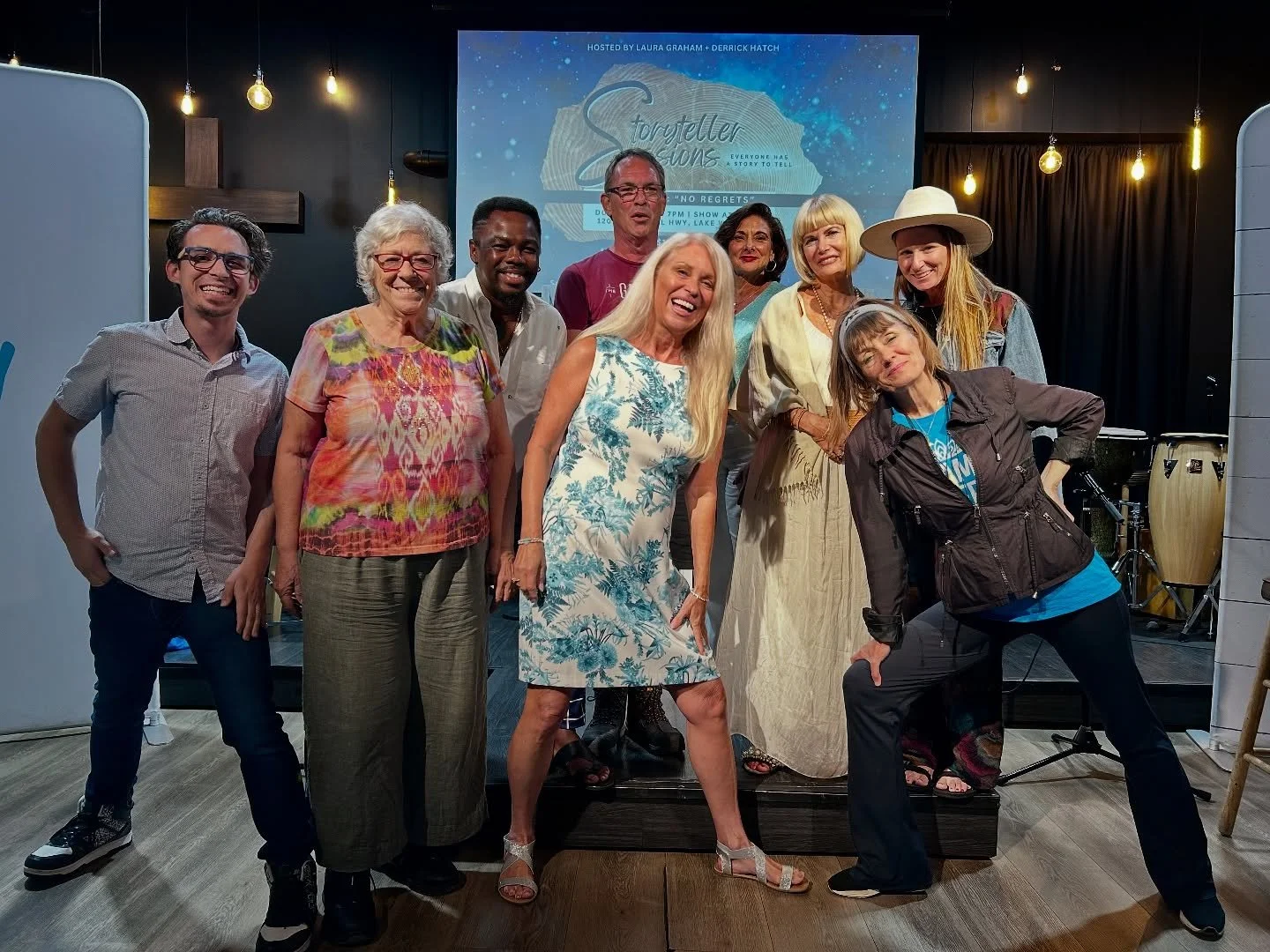 What an incredible night of stories!

Our summer #storytellerssessions revolved around the theme of #noregrets 

Thank you to everyone who came out and either told a story or supported a storyteller! 

Our next event @venueat1201 will be on Saturday 