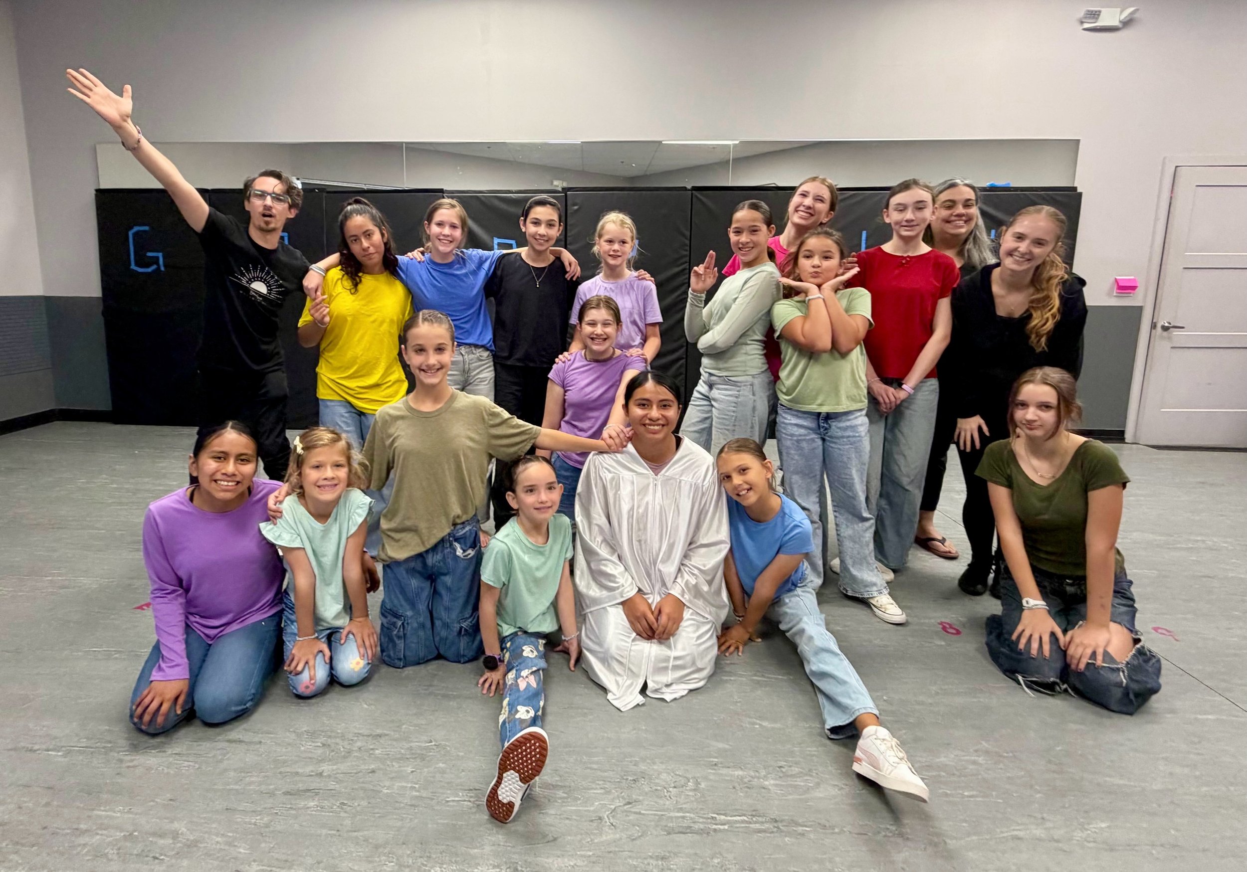 Last week was our #musicaltheatrecamp @overflow.worship.arts 

In 5 days, students ages 7-15 learned half of the acclaimed musical #godspell including songs, dances, and dialogue. Every student took on the challenge of trying each art form; and at th