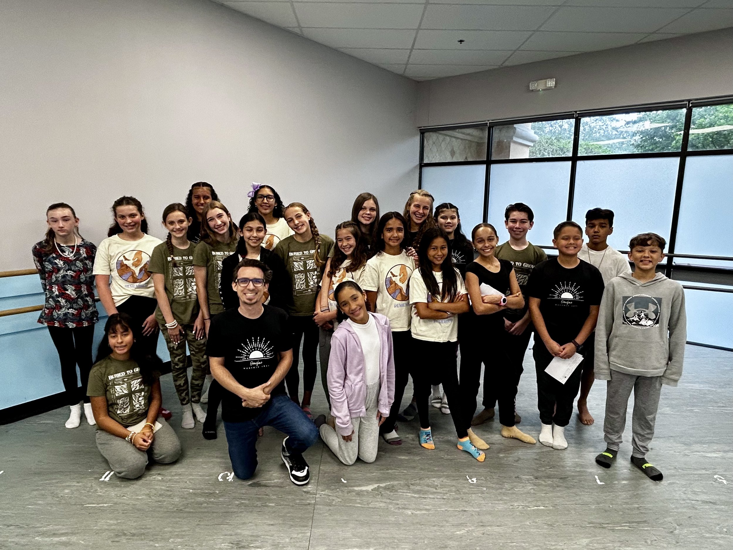 Overflow Worship Arts Theatre camp with Derrick Hatch from All Things Narrative in Wellington, Florida 