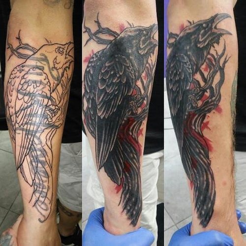 Cover-up Tattoos by Brian Martinez at Masterpiece Tattoo