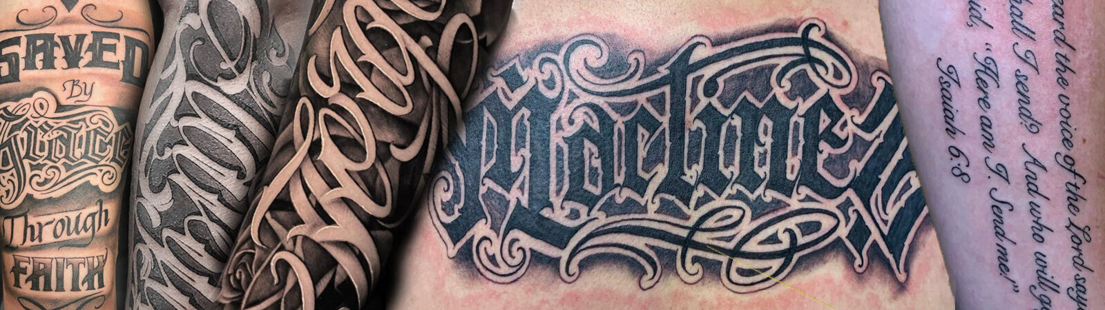 All About Lettering and Script Tattoos  Certified Tattoo Studios