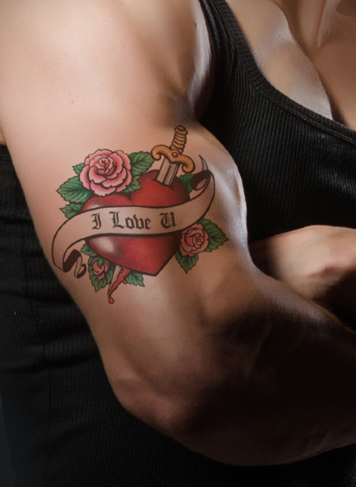 TAFLY Temporary Tattoos Chest Rose Waterproof Fake Body Art Tattoos Sticker  for Women 5 Sheets  Amazonae Beauty
