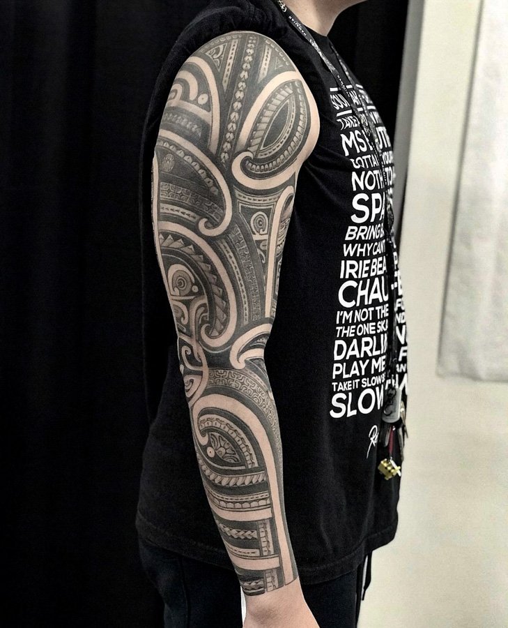American Traditional Tattoo Sleeve