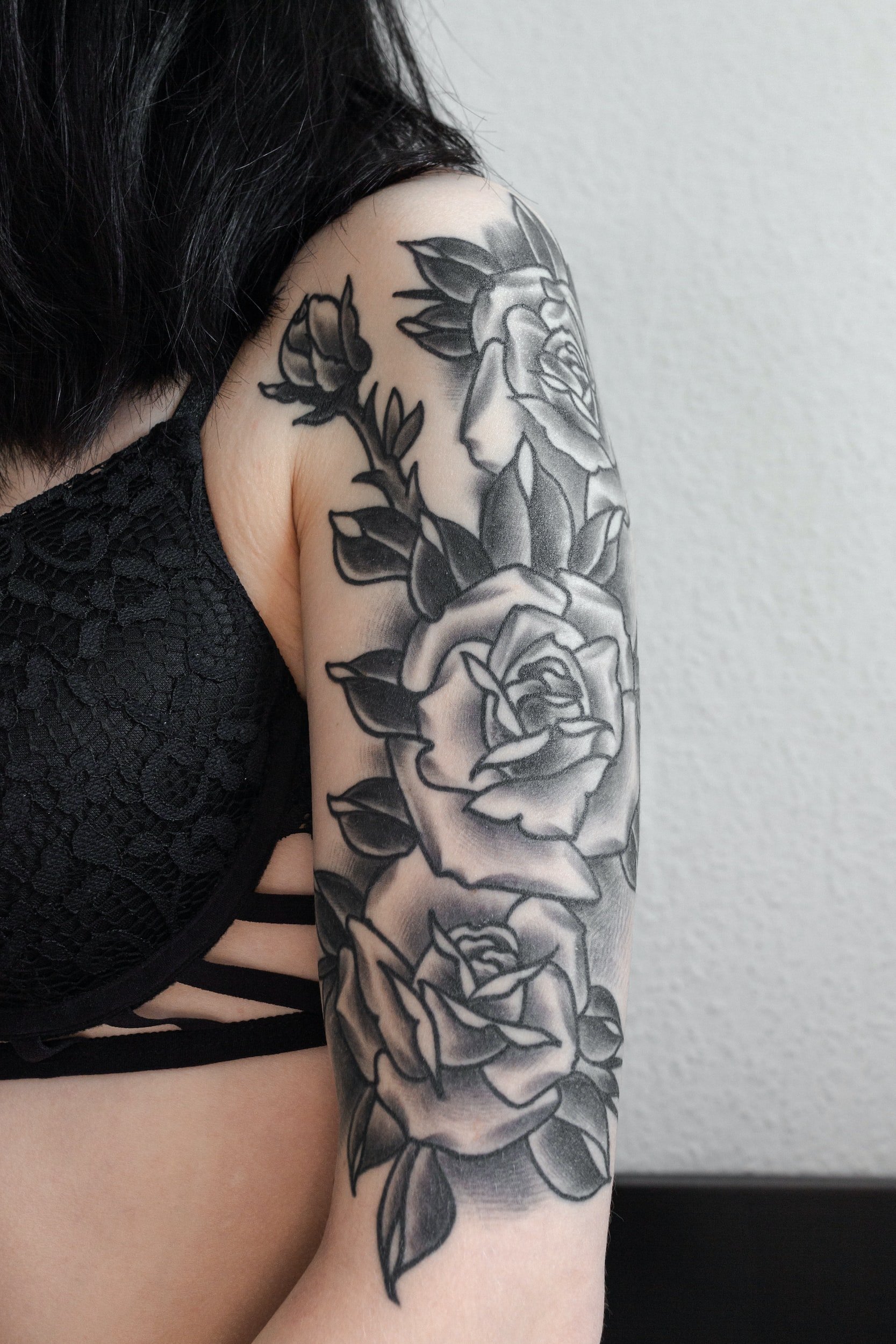 half sleeve rose tattoo ideas for womenTikTok Search