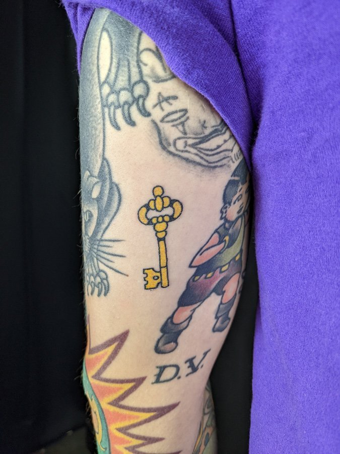 Dotwork Lighthouse Tattoo – Tattooed Now !