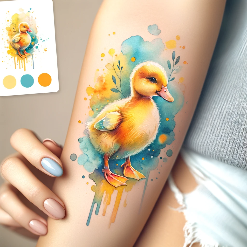 Rubber Duck Tattoo Drawing