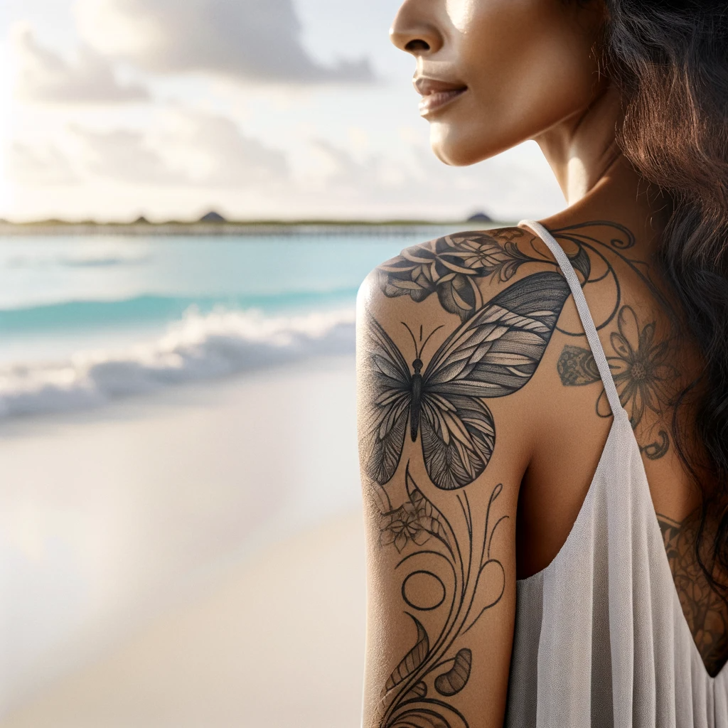 Graceful Whispers: The Timeless Beauty of Fine Line Butterfly Tattoos — Certified Tattoo Studios