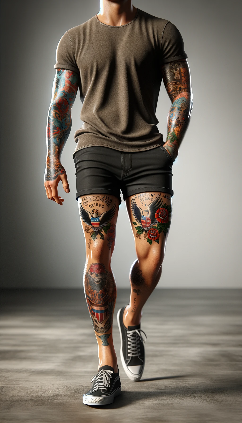 Tattoo Cover Up Leg Sleeve - White | TatCover™