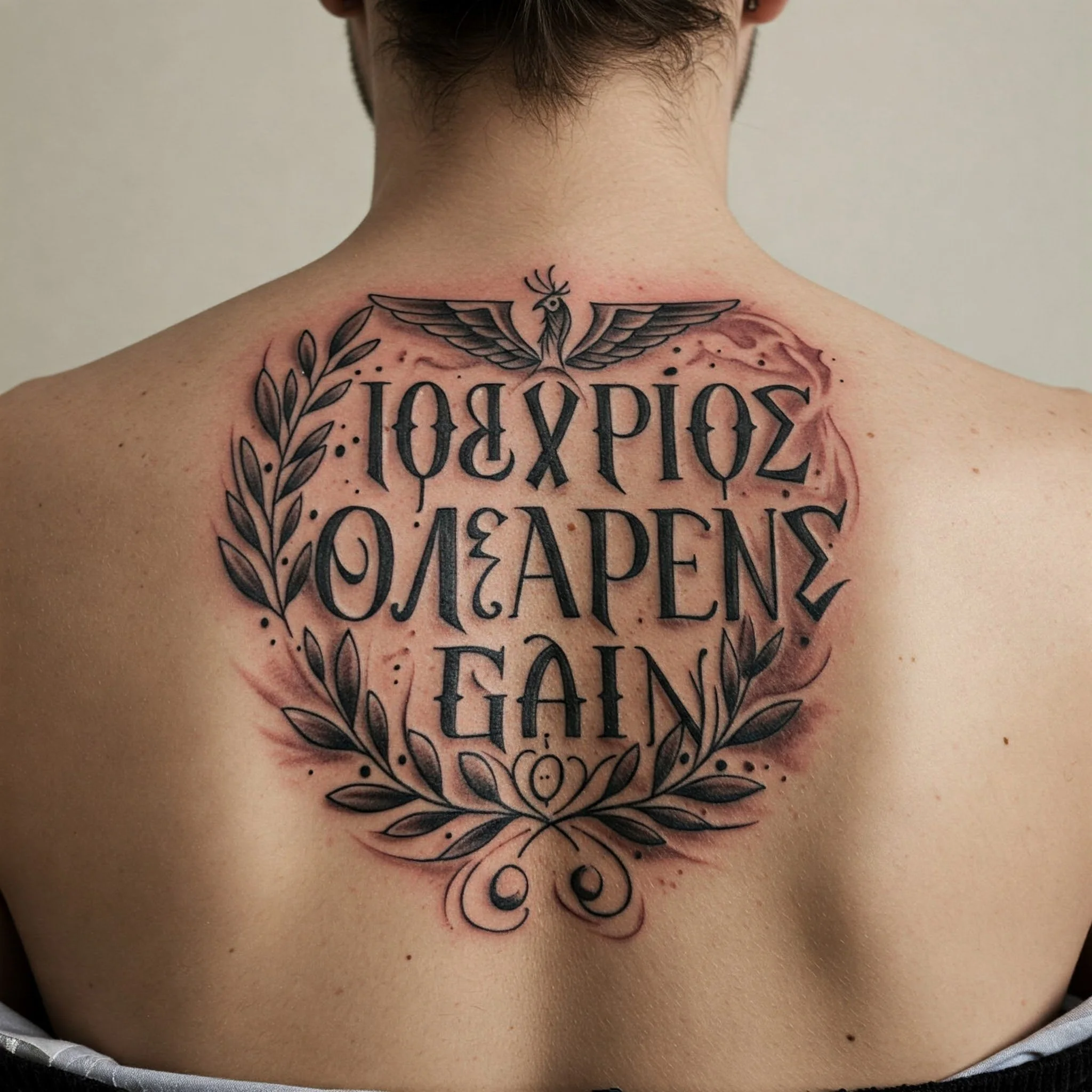 Greek Script Tattoos Meaningful Designs Symbolism Certified Tattoo 