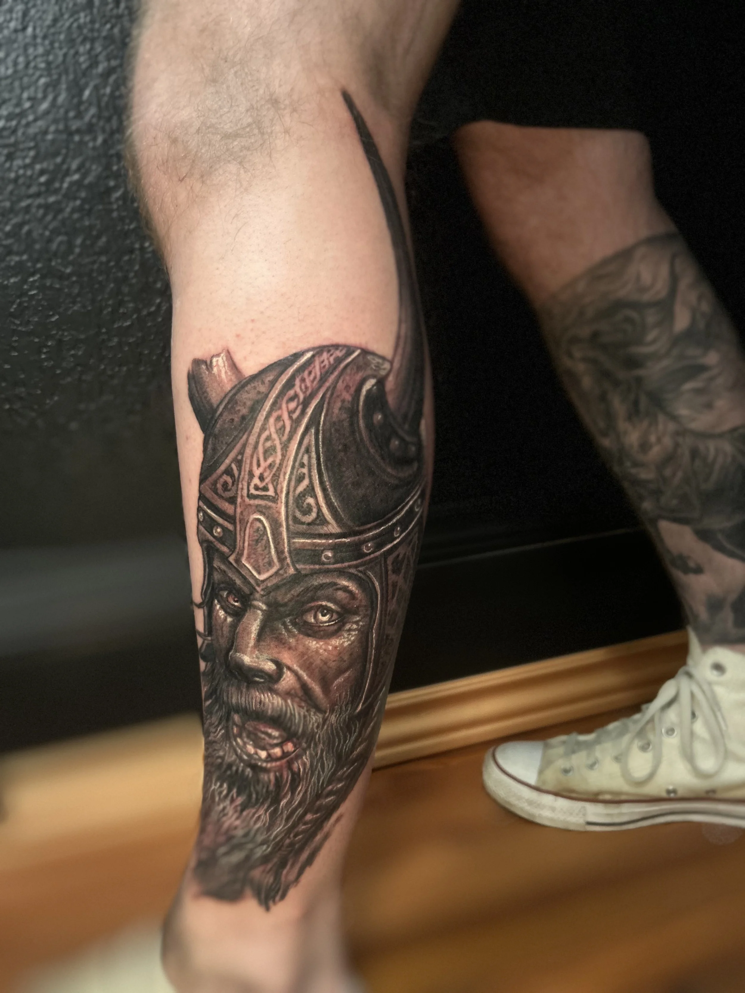 Black and Grey Viking Tattoo.jpeg