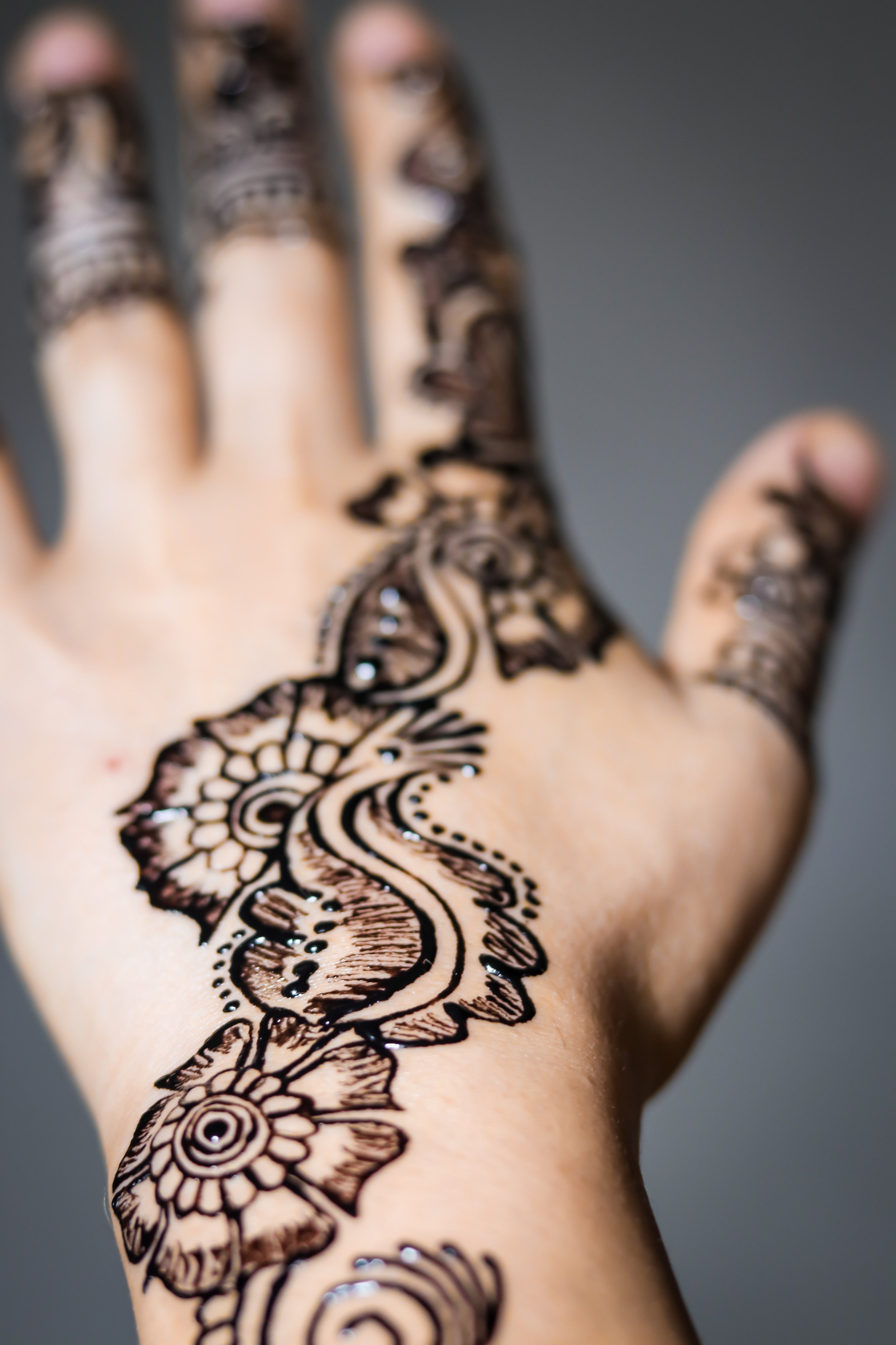Modern Henna Tattoo Design - YouTube