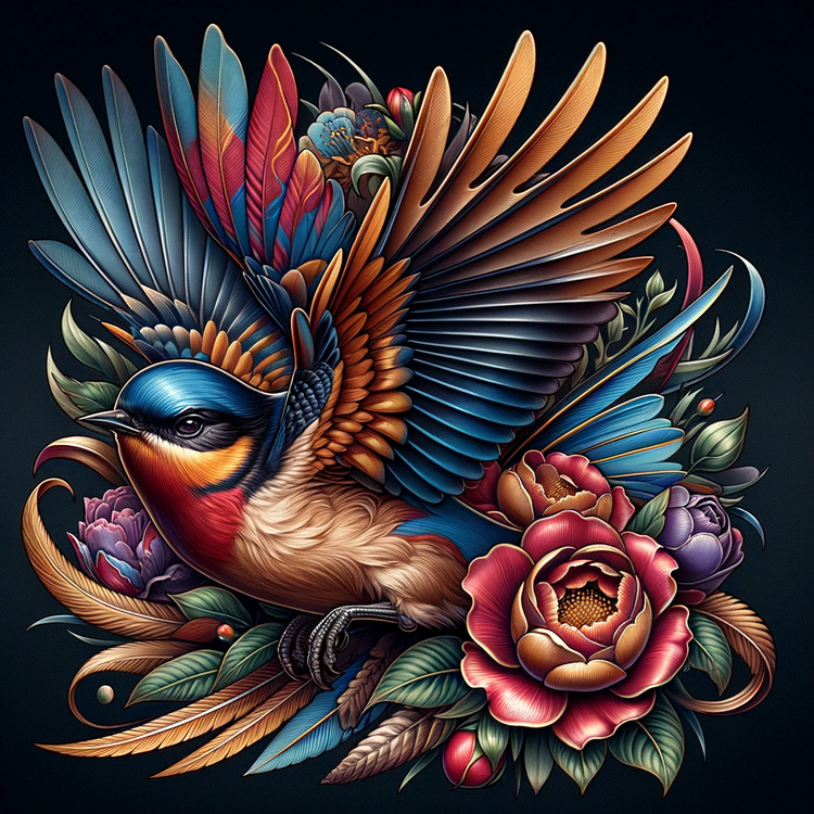 Neo-Traditional Bird Tattoos: Timeless Style in Flight — Certified ...