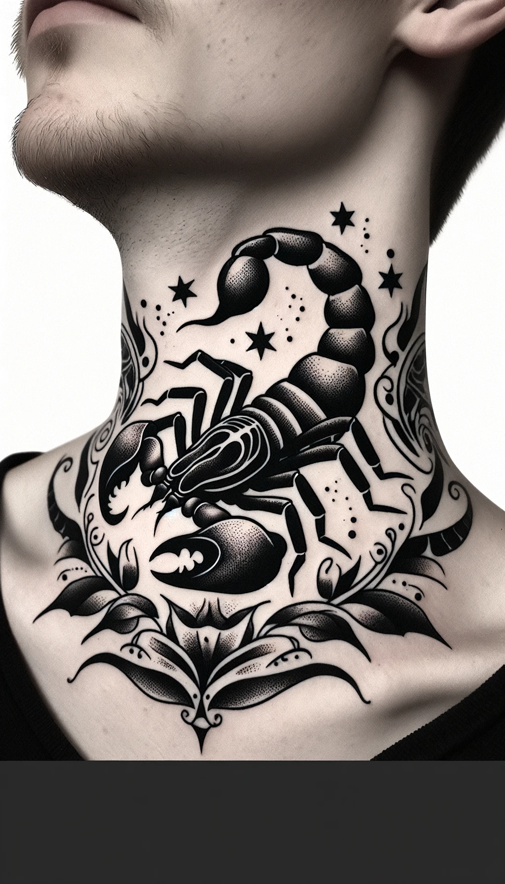 Scorpion Tattoo On Neck Meaning