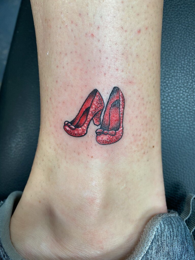 ruby slippers arm by Jessica Brennan  Tattoos
