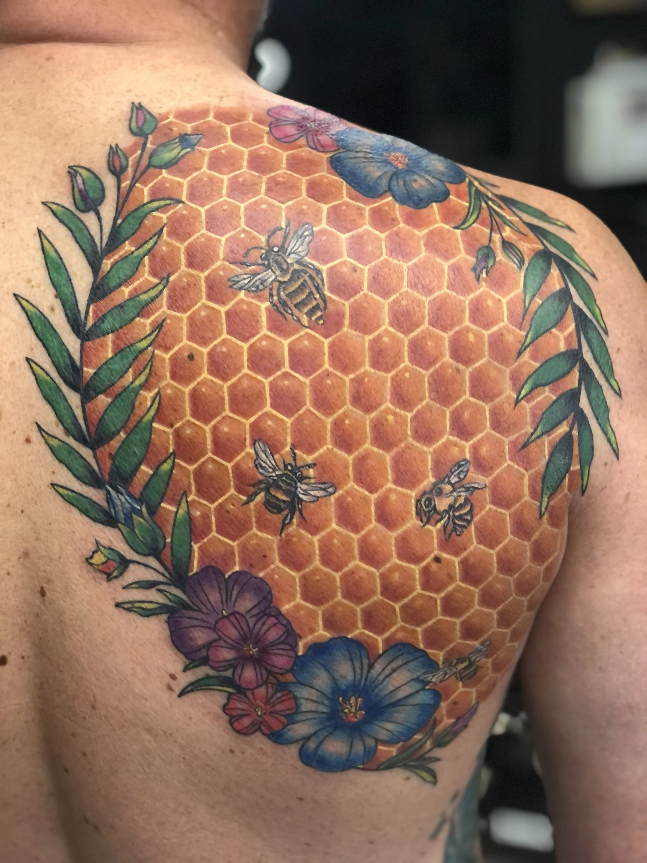 Color, American Traditional Tattoo by Loal