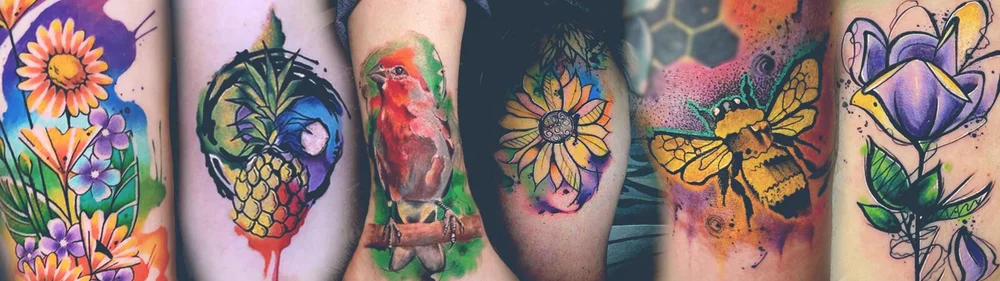 Watercolor tattoo artists near me