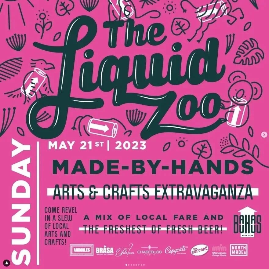 THIS SUNDAY!! 
Popping up @bauhausbrewlabs for the Made by Hands Arts &amp; Crafts Extravaganza for Art-a-Whirl weekend!