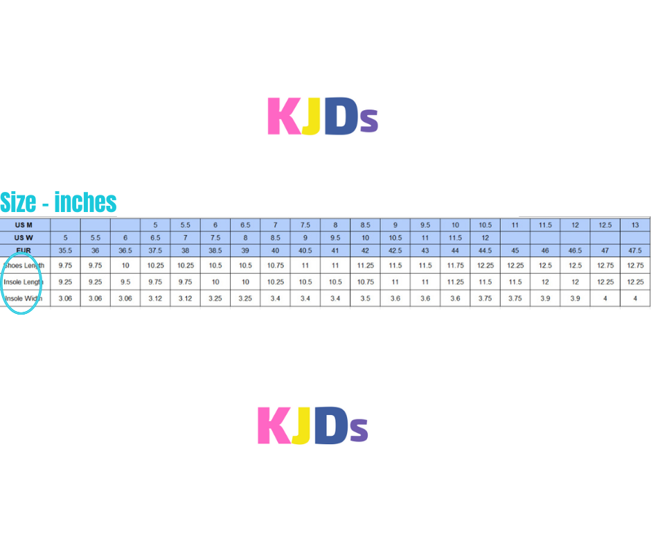 custom and limited edition high top sneakers walkable art sizing charts kirsty jane designs