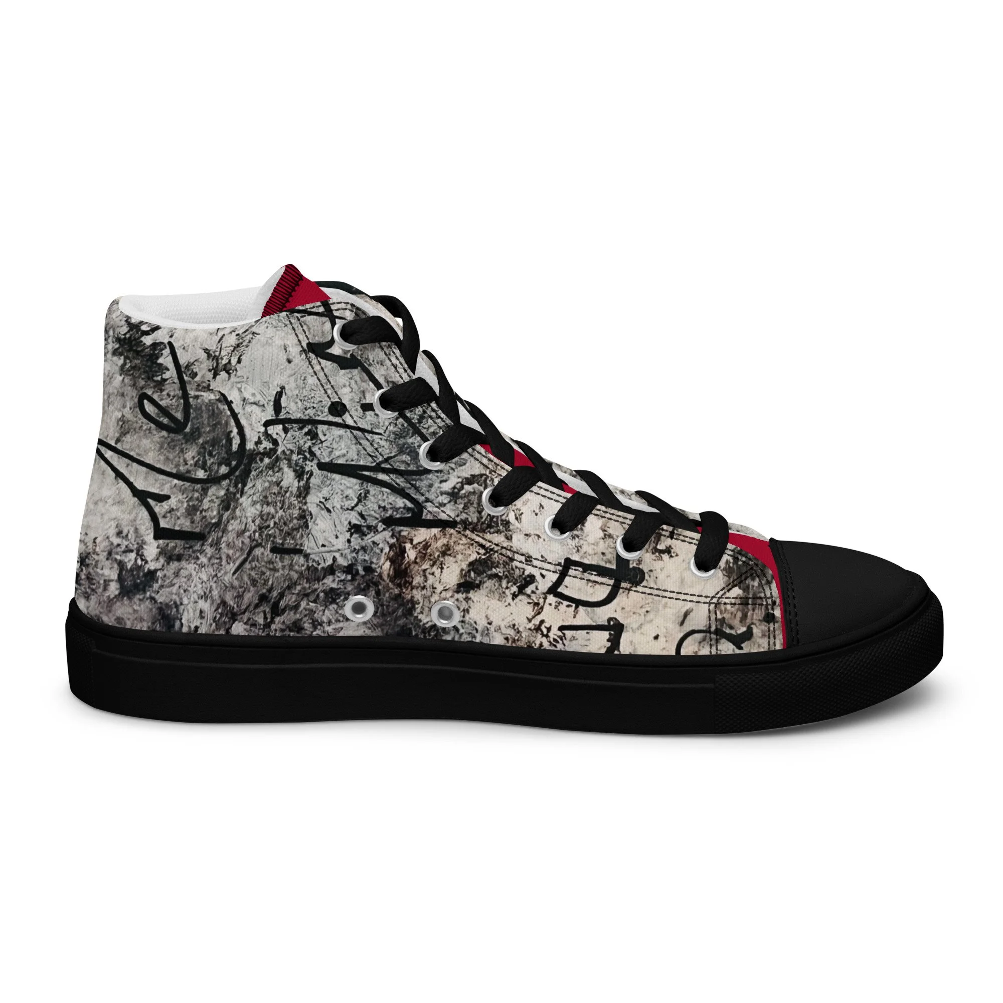 Inkstorm graffiti high-top sneaker from the KJD Graf-feet-i collection - bold street-art style with free shipping and Afterpay