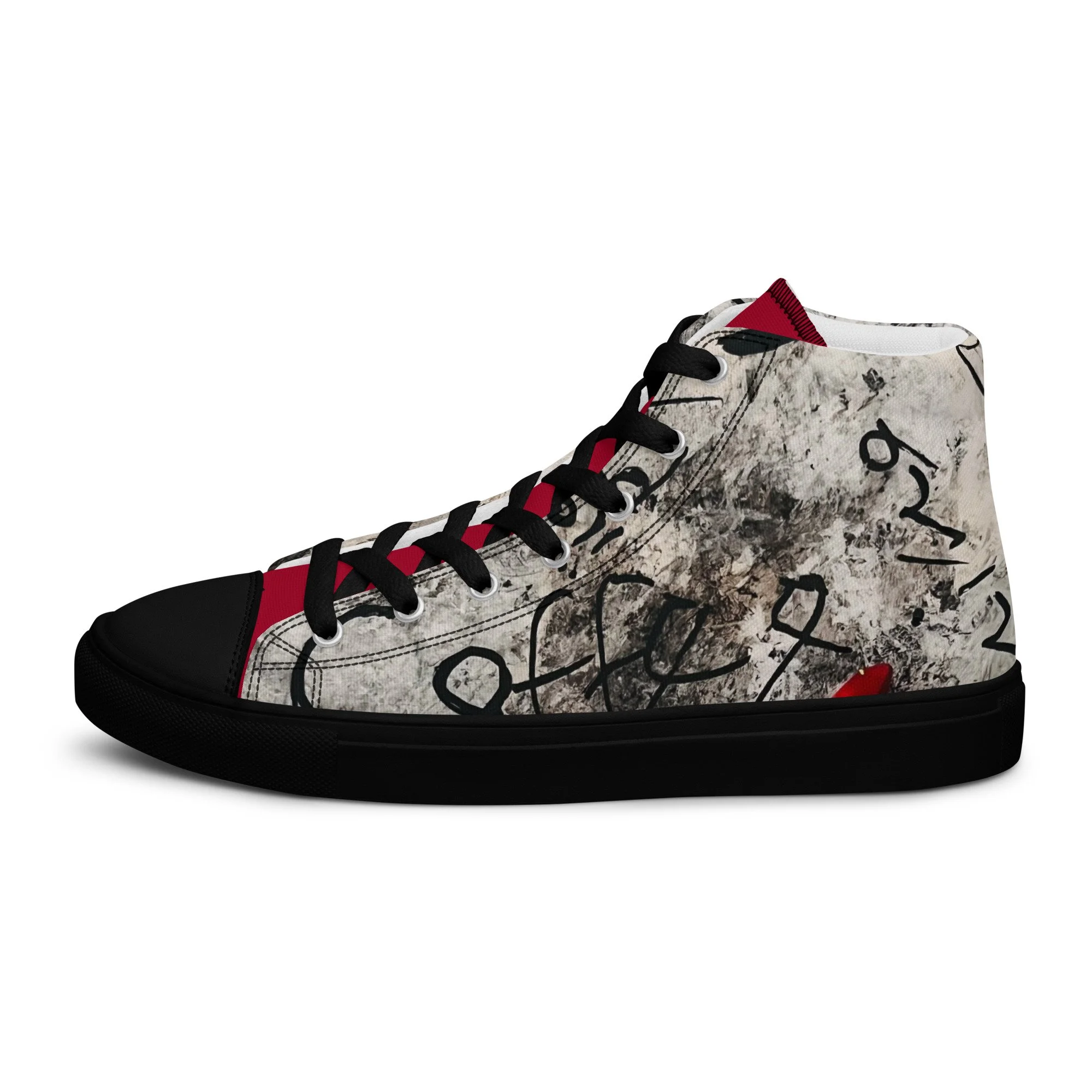 Inkstorm graffiti high-top sneaker from the KJD Graf-feet-i collection - bold street-art style with free shipping and Afterpay