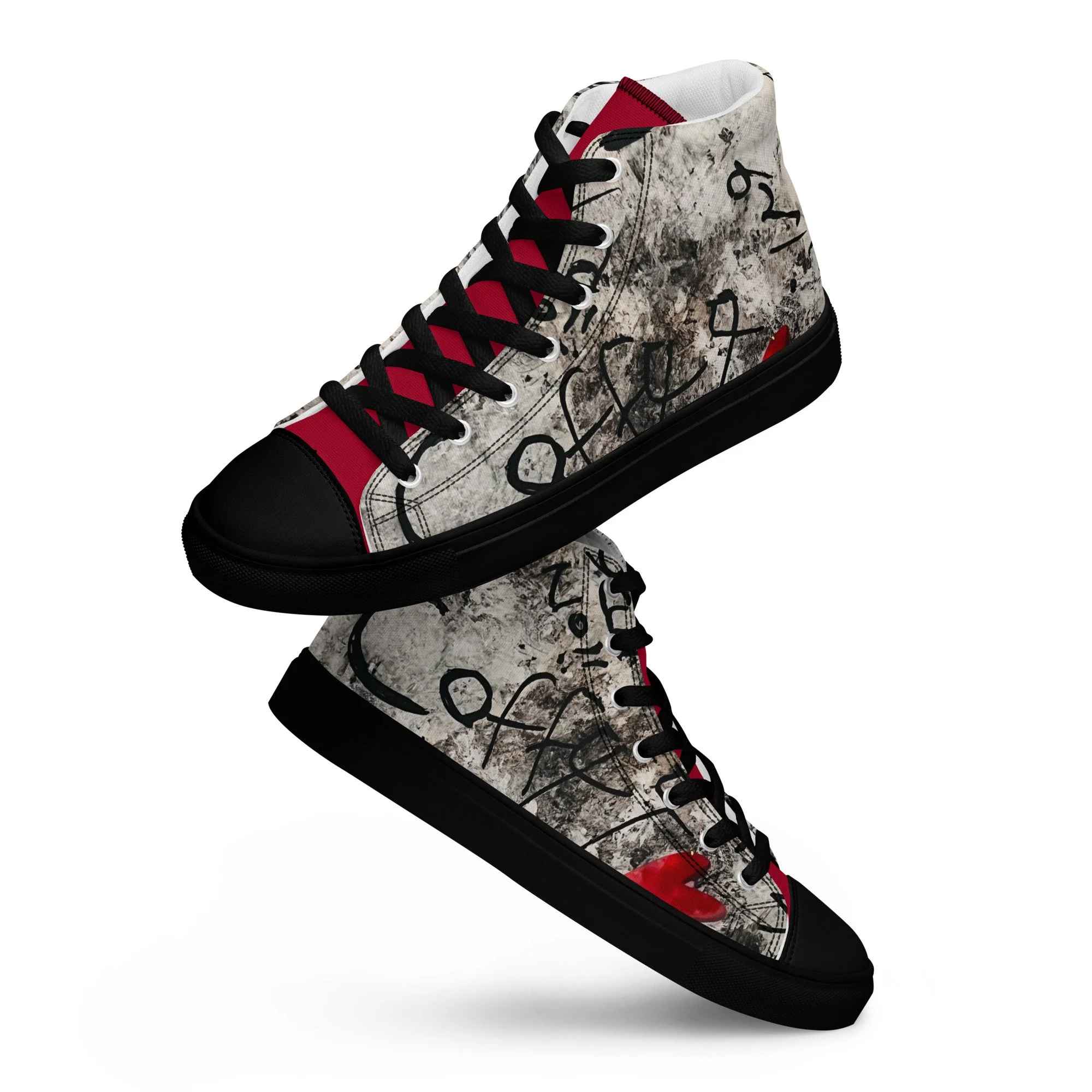 Inkstorm graffiti high-top sneaker from the KJD Graf-feet-i collection - bold street-art style with free shipping and Afterpay