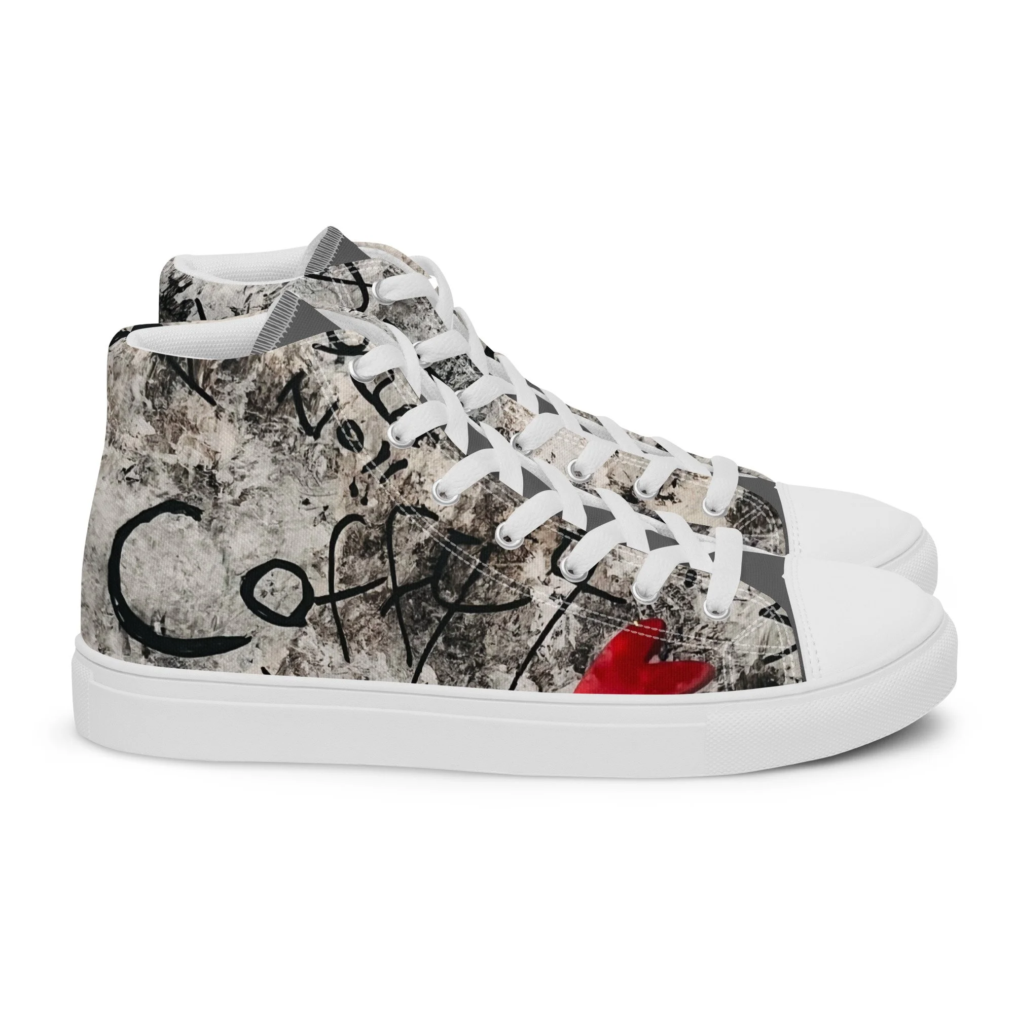 Inkstorm graffiti high-top sneaker from the KJD Graf-feet-i collection - bold street-art style with free shipping and Afterpay