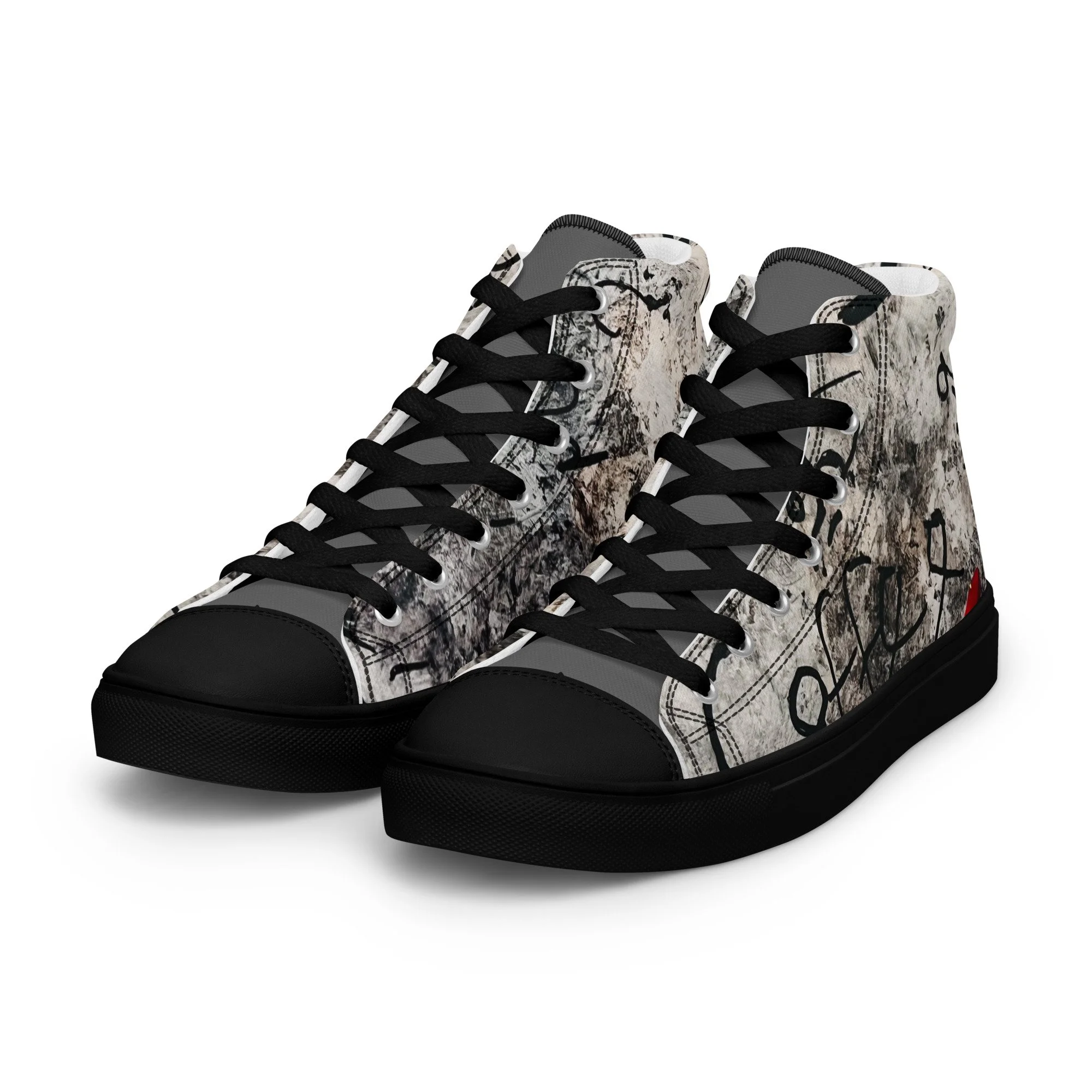 Inkstorm graffiti high-top sneaker from the KJD Graf-feet-i collection - bold street-art style with free shipping and Afterpay