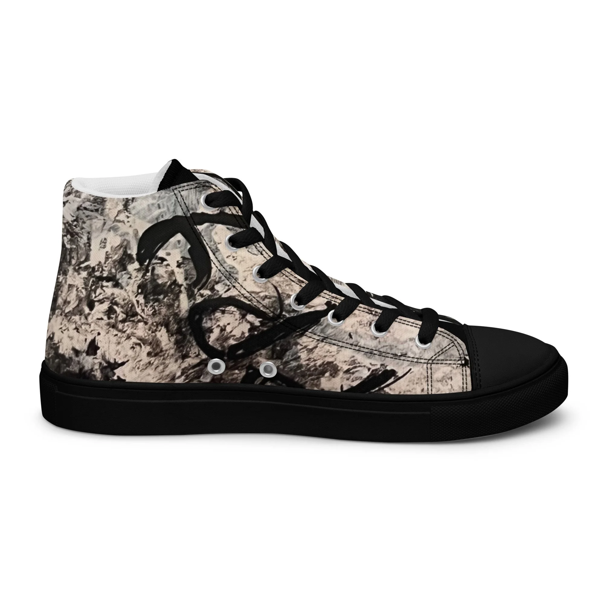 Inkstrike graffiti high-top sneaker from the KJD Graf-feet-i collection - bold street-art style with free shipping and Afterpay