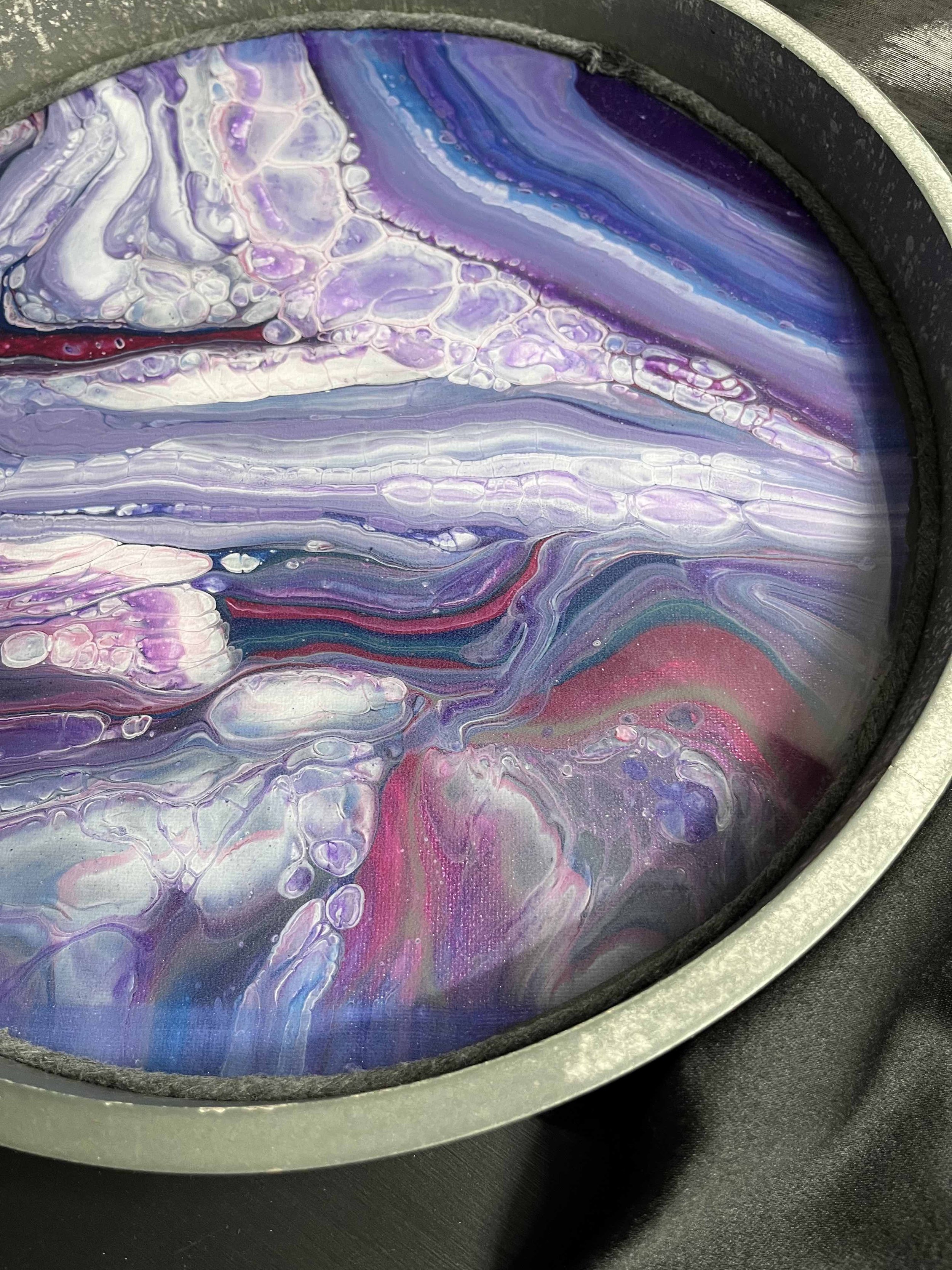 Galaxy Glaze Upcycled Unique Fluid Art Serving Tray 3 Kirsty Jane Designs .jpg