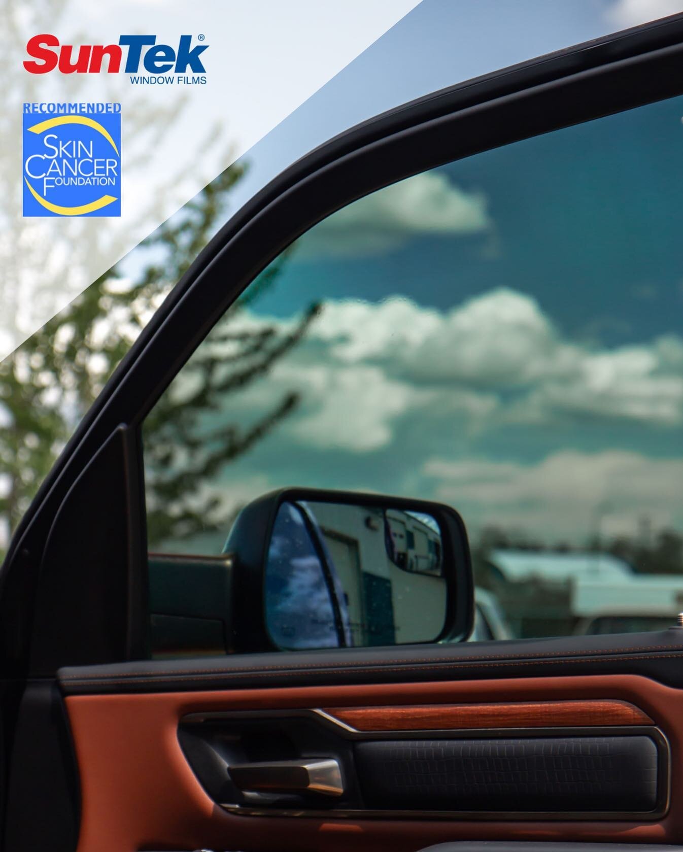 May is Skin Cancer Awareness Month, and we&rsquo;re reminding you to stay sun-safe ☀️😎 More than a sleek look, did you know that SunTek tint also blocks out harmful UV rays?

Our window tint is designed to provide effective broad-spectrum UV protect
